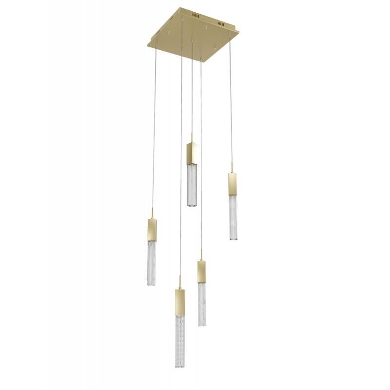 Shown in Brushed Brass finish