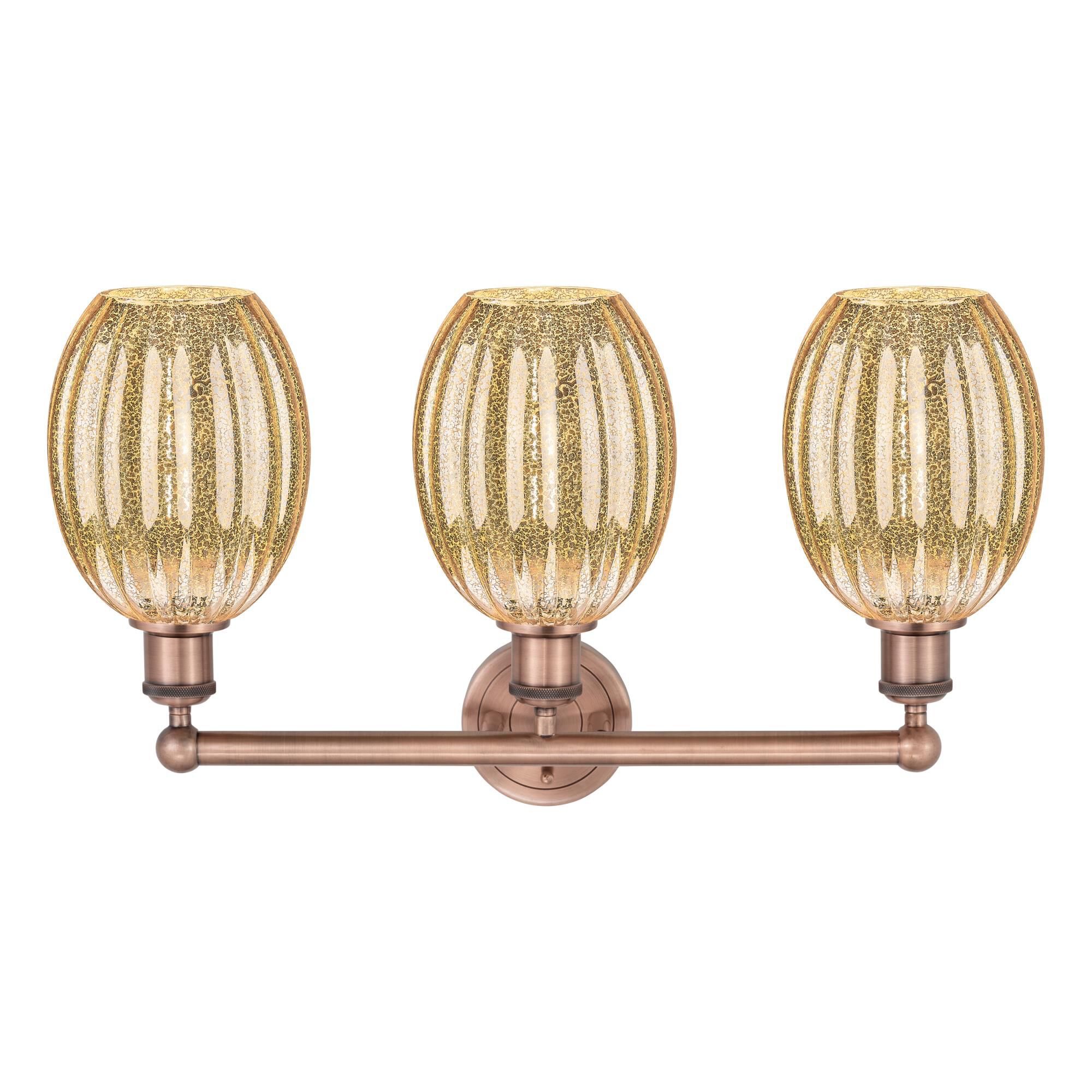 Shown in Antique Copper finish and Mercury glass