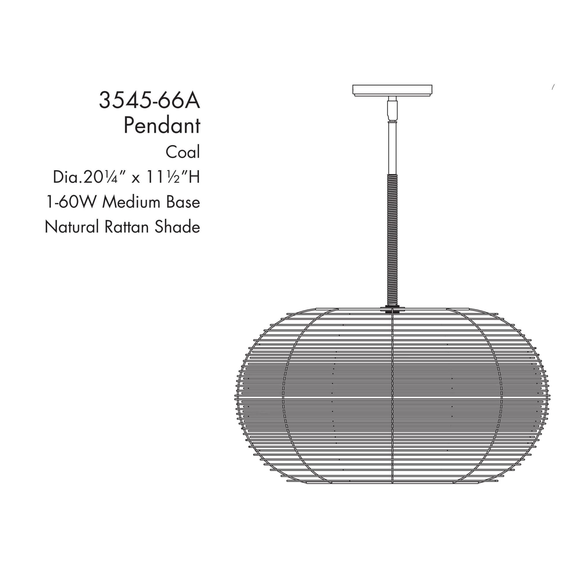 Minka Lavery Modjeska 20 Inch Large Pendant