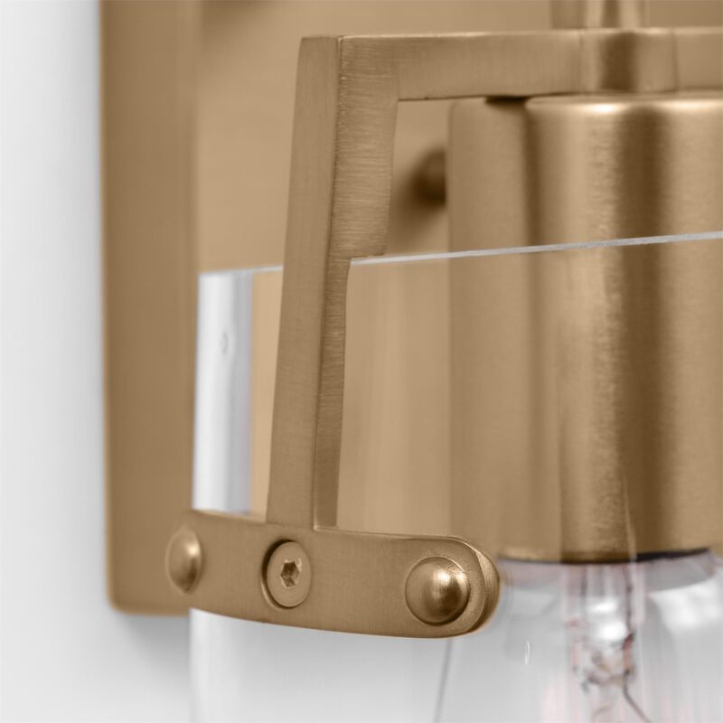 Drew & Jonathan Crofton 15 Inch 2 Light Bath Vanity Light by Visual Comfort Studio