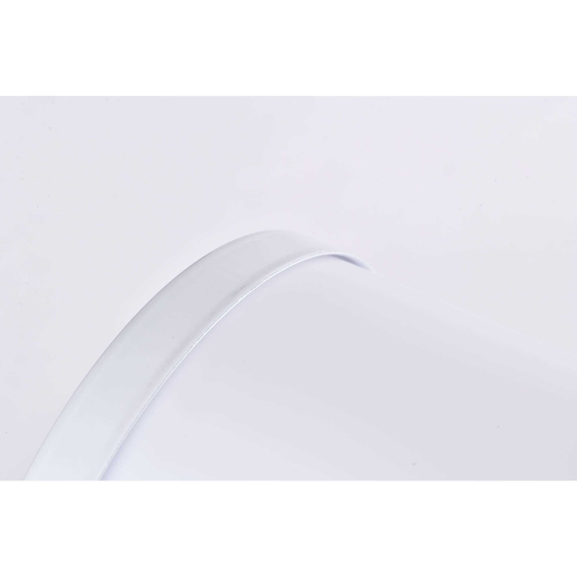 Shown in White finish