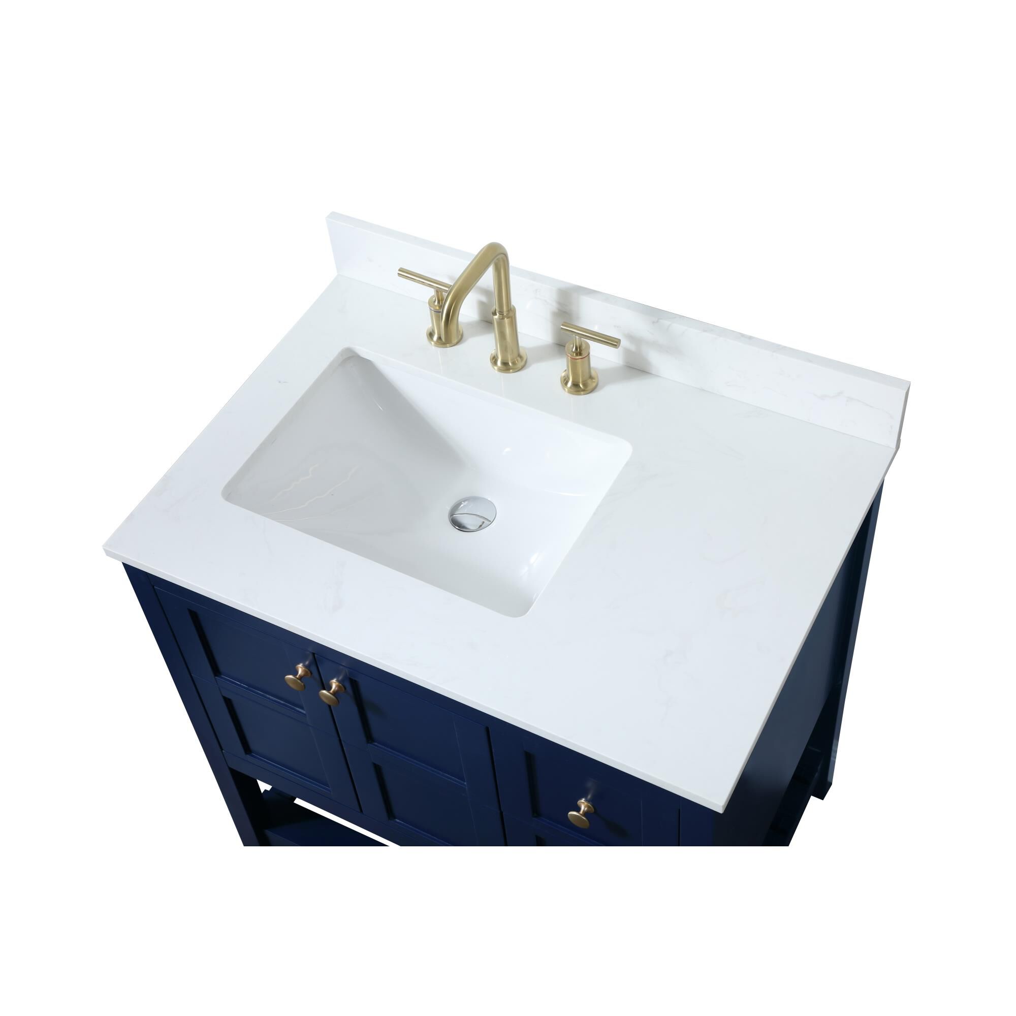 Shown in Blue finish