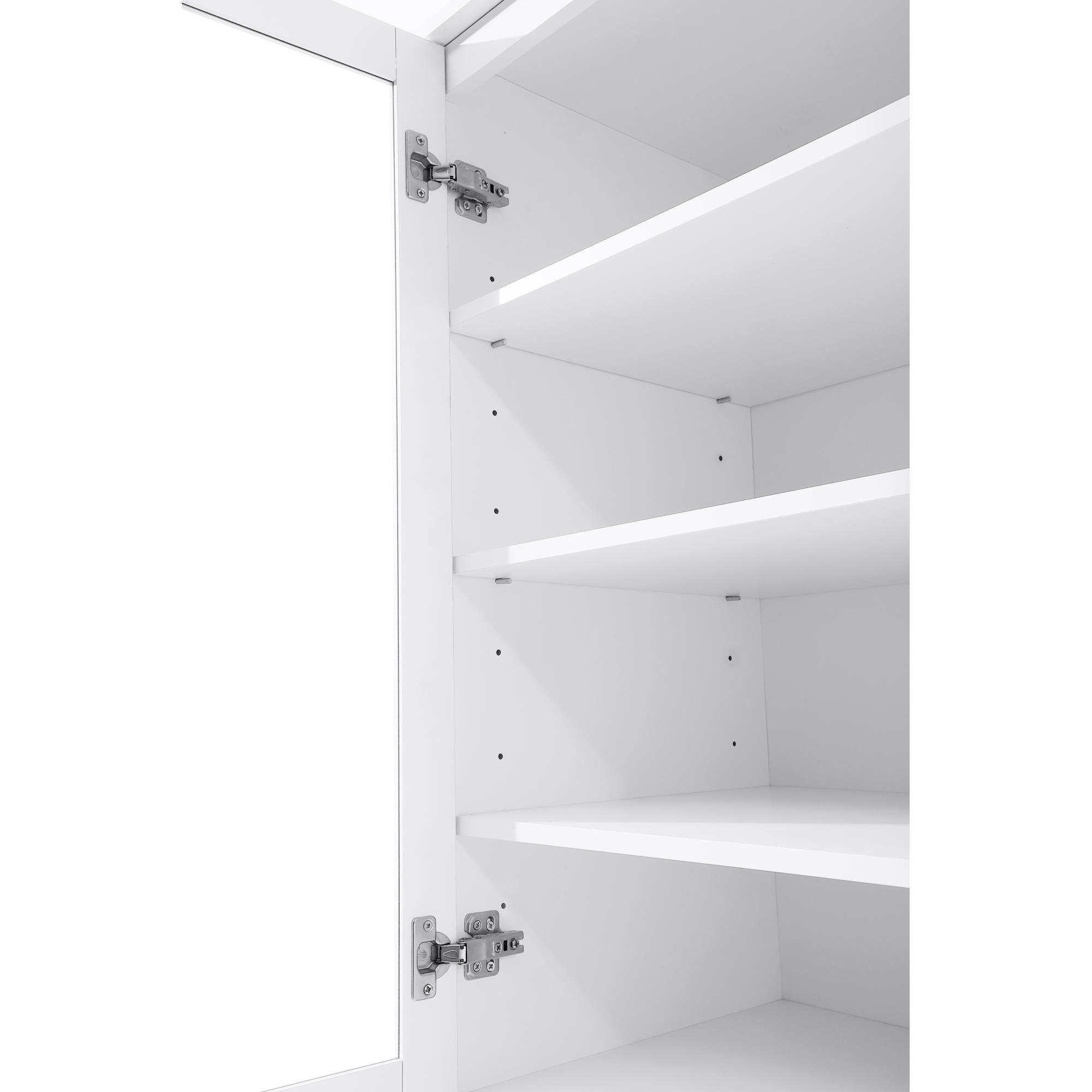 Shown in White finish