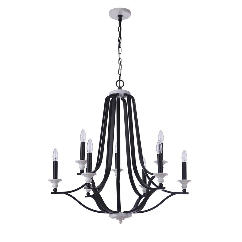 Esme 30 Inch 9 Light Chandelier by Craftmade