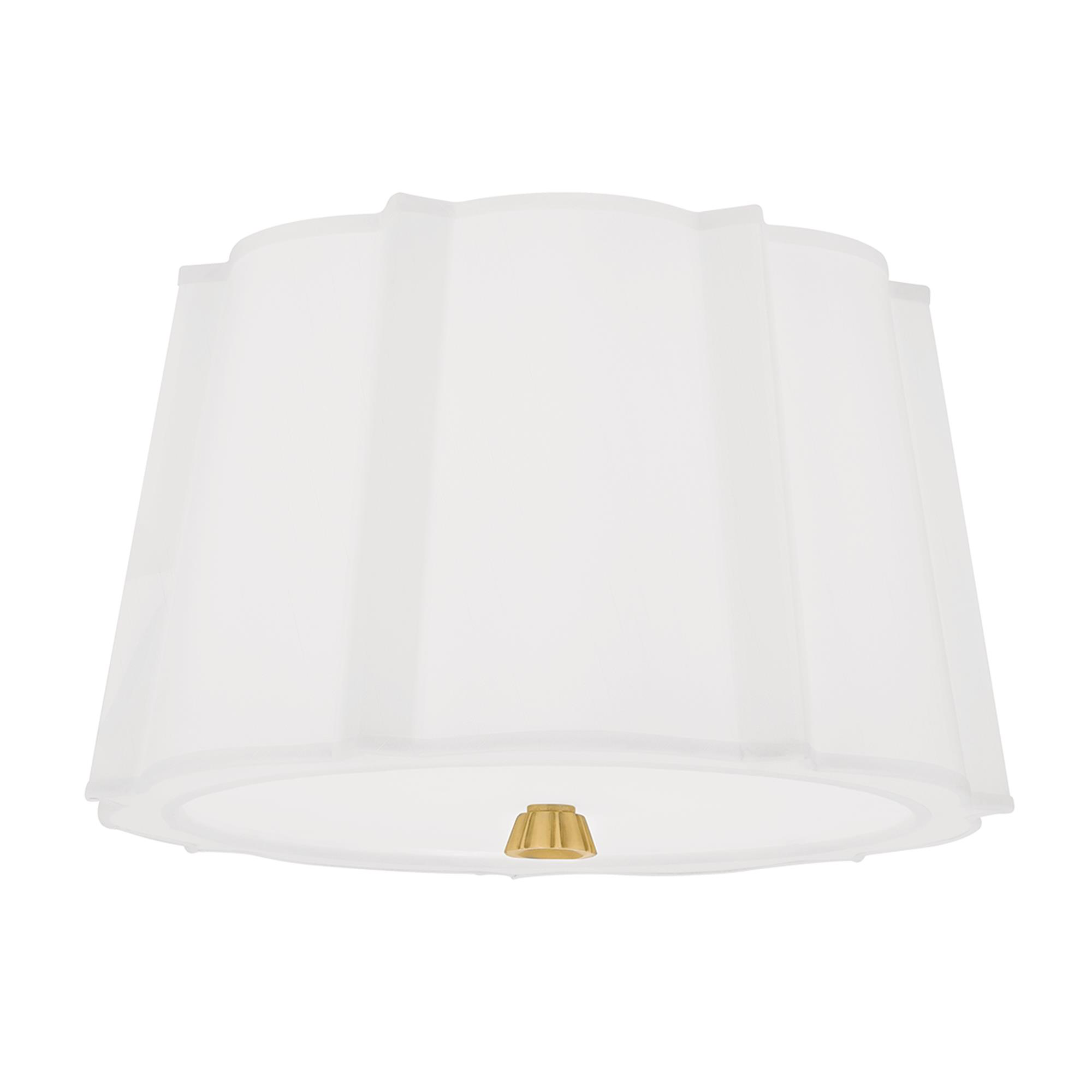 Humphrey 17 Inch 2 Light Semi Flush Mount,