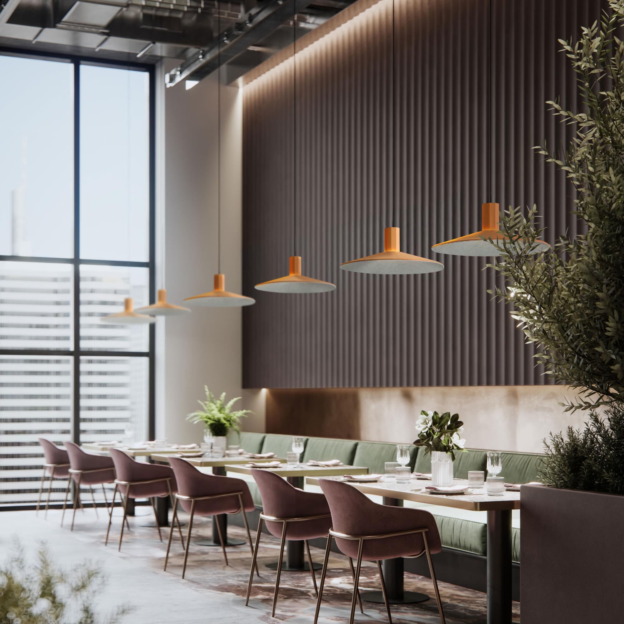 Faroe 20 Inch Large Pendant by Golden Lighting