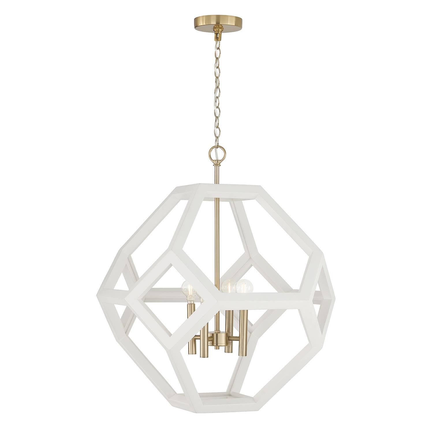 Geo 24 Inch Cage Pendant by Capital Lighting