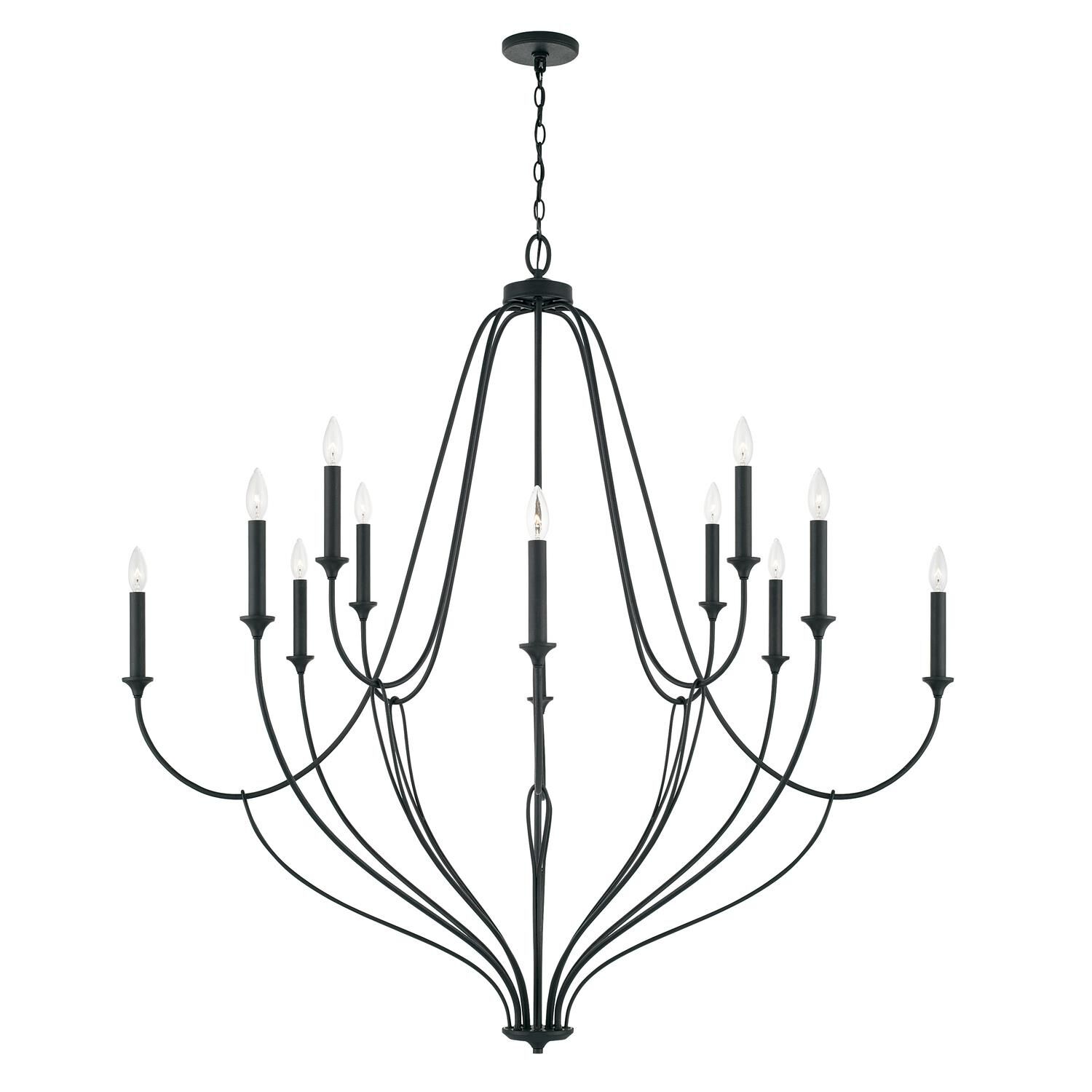 Bentley 52 Inch 12 Light Chandelier Capitol Lighting