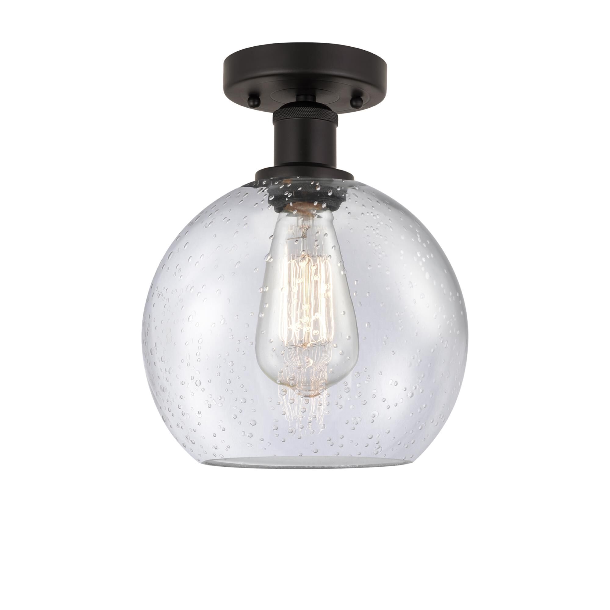 Bruno Marashlian Athens 8 Inch 1 Light Semi Flush Mount by Innovations Lighting