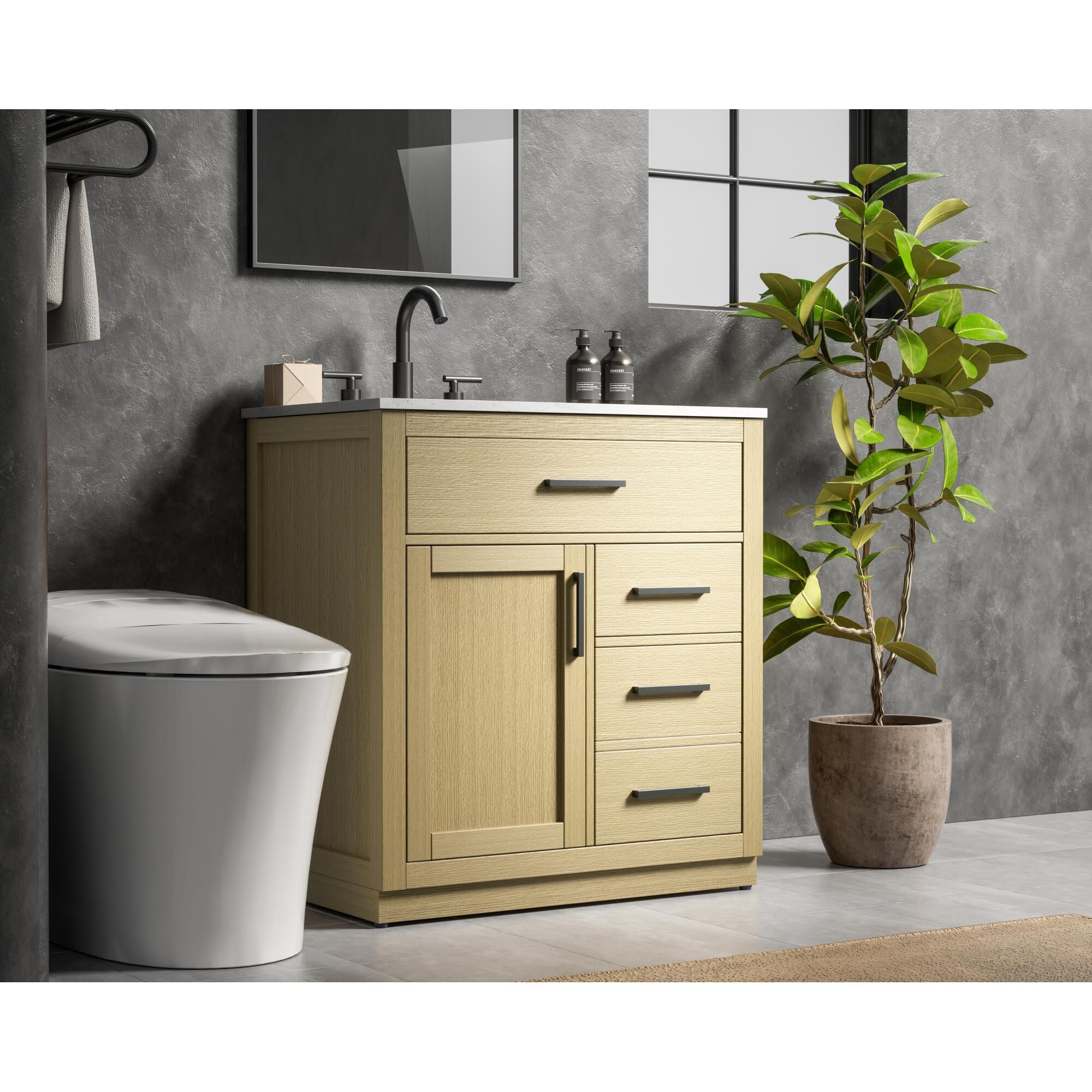 Alden 32 Inch Bath Vanity by Elegant Dcor