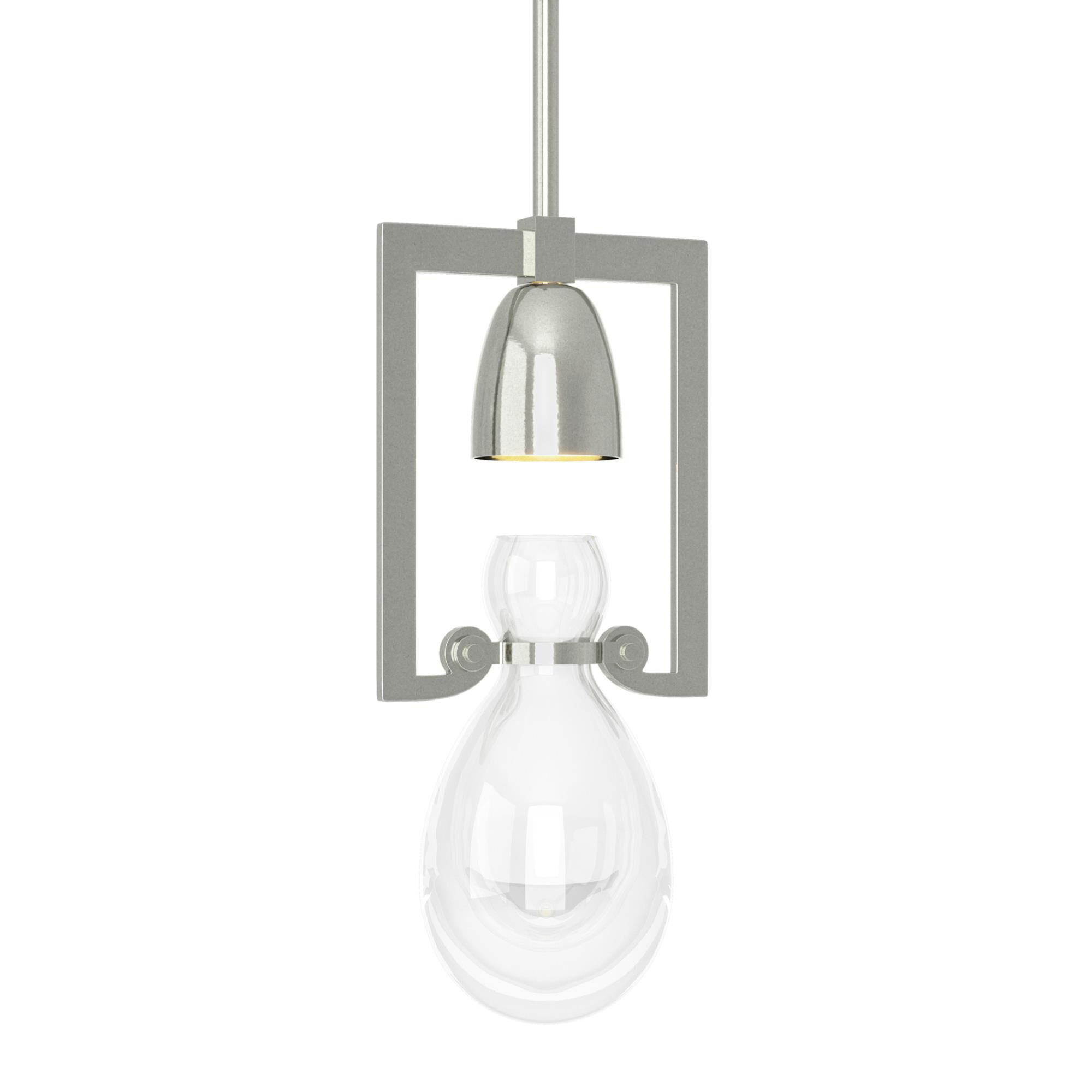 Shown in Sterling finish and Clear (Zm) glass