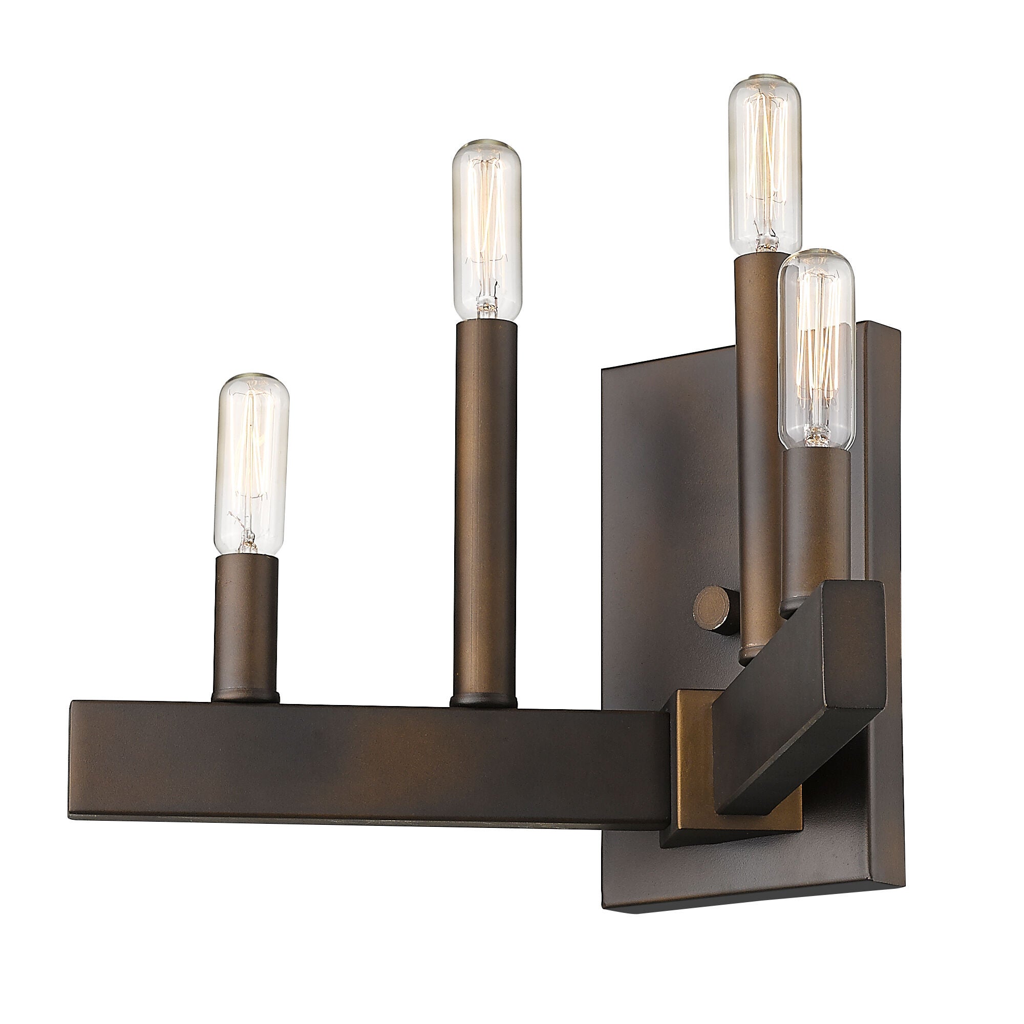 Shown in Oil-Rubbed Bronze finish and -- glass and -- shade