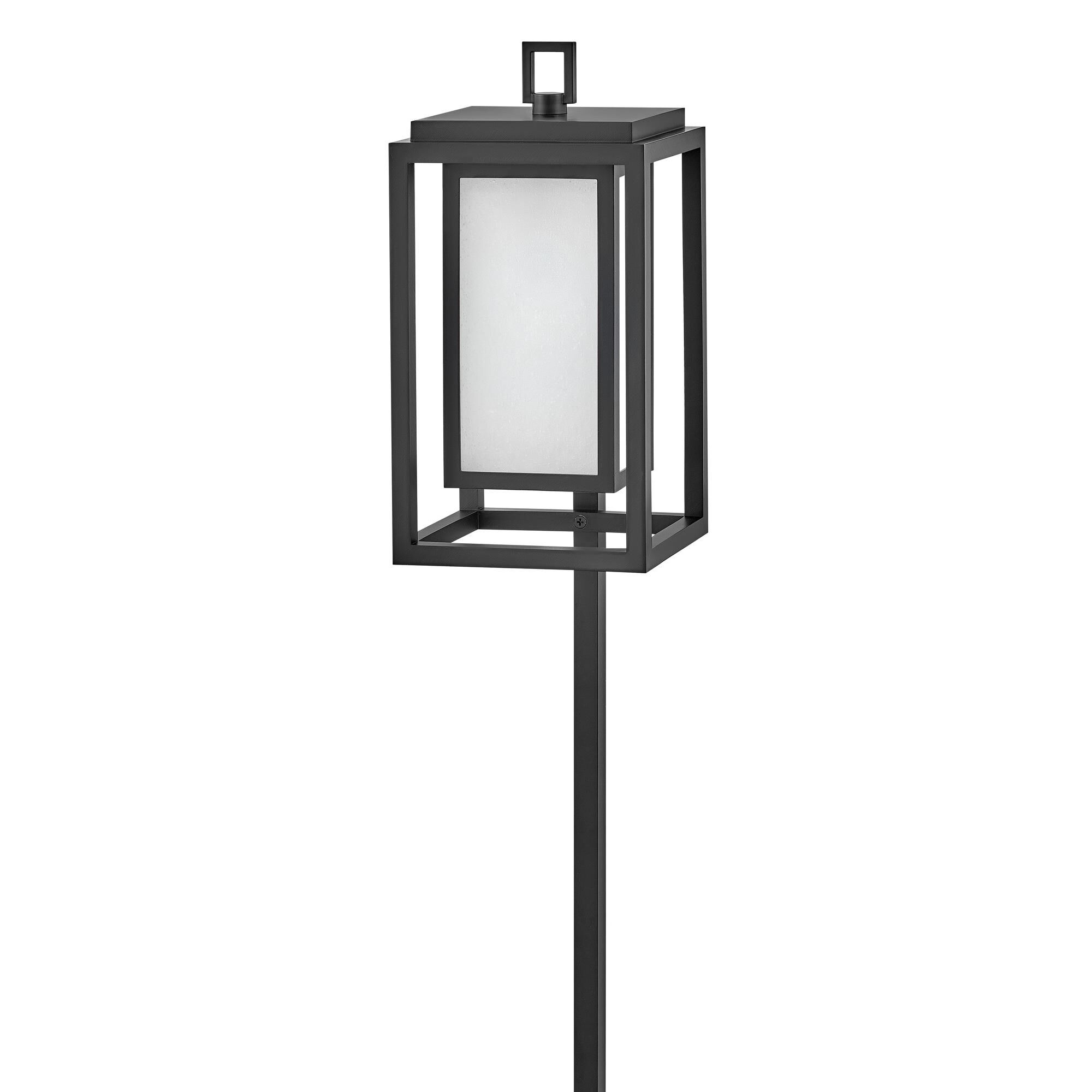 Shown in Black finish and Etched glass
