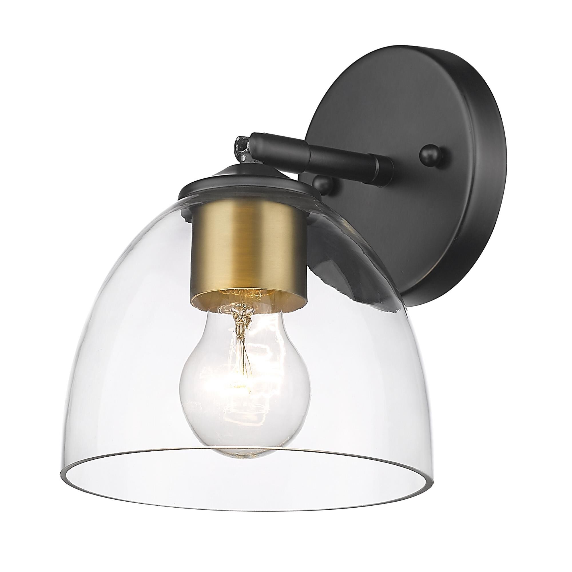 Roxie 6 Inch 1 Light Semi Flush Mount by Golden Lighting