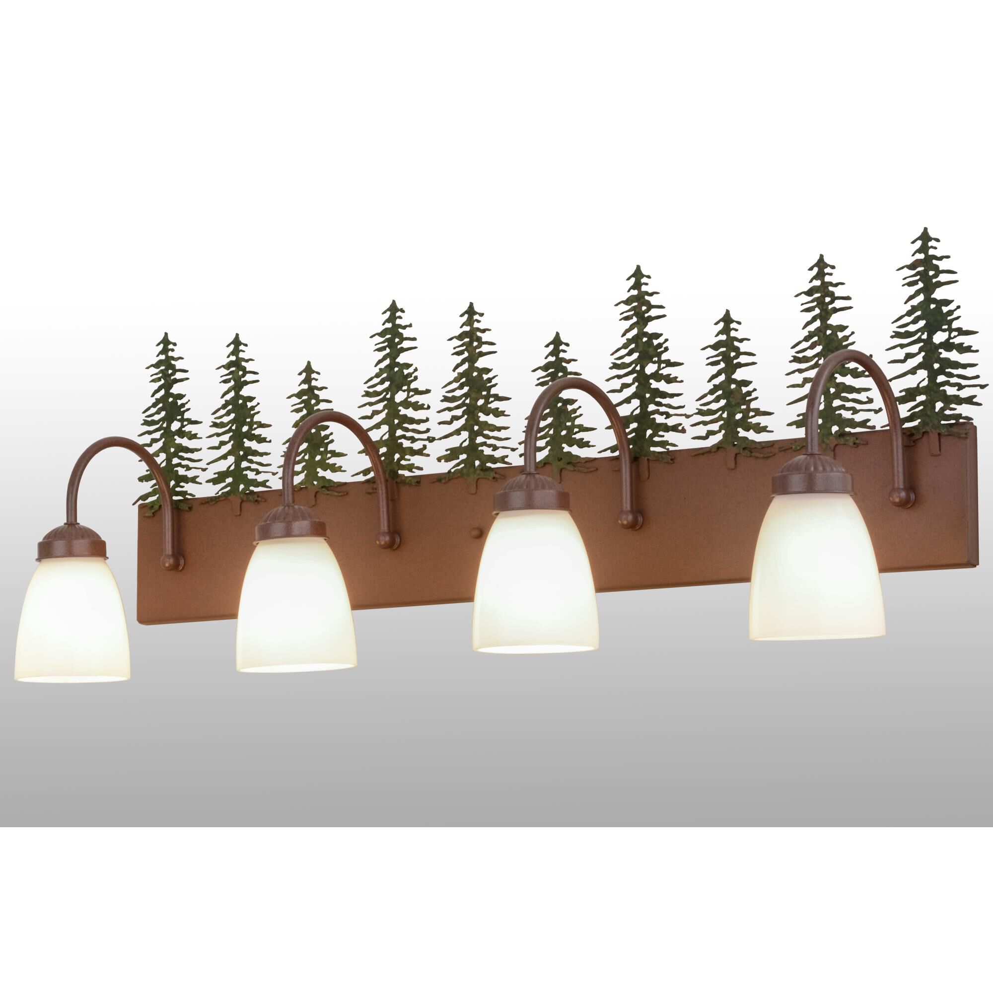 Tall Pines 35 Inch 4 Light Bath Vanity Light by Meyda Lighting