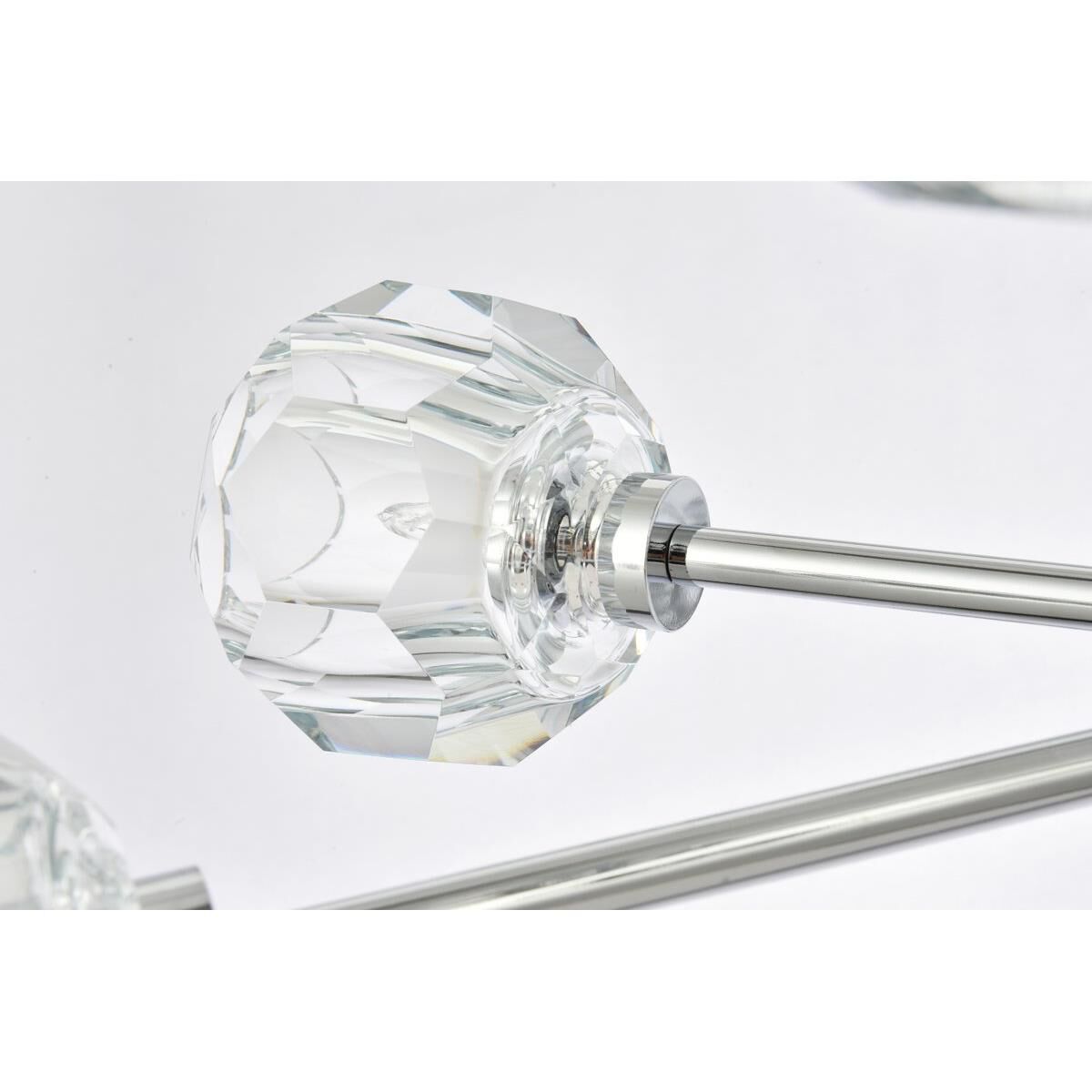 Shown in Chrome  finish and RC Clear crystal and Clear glass