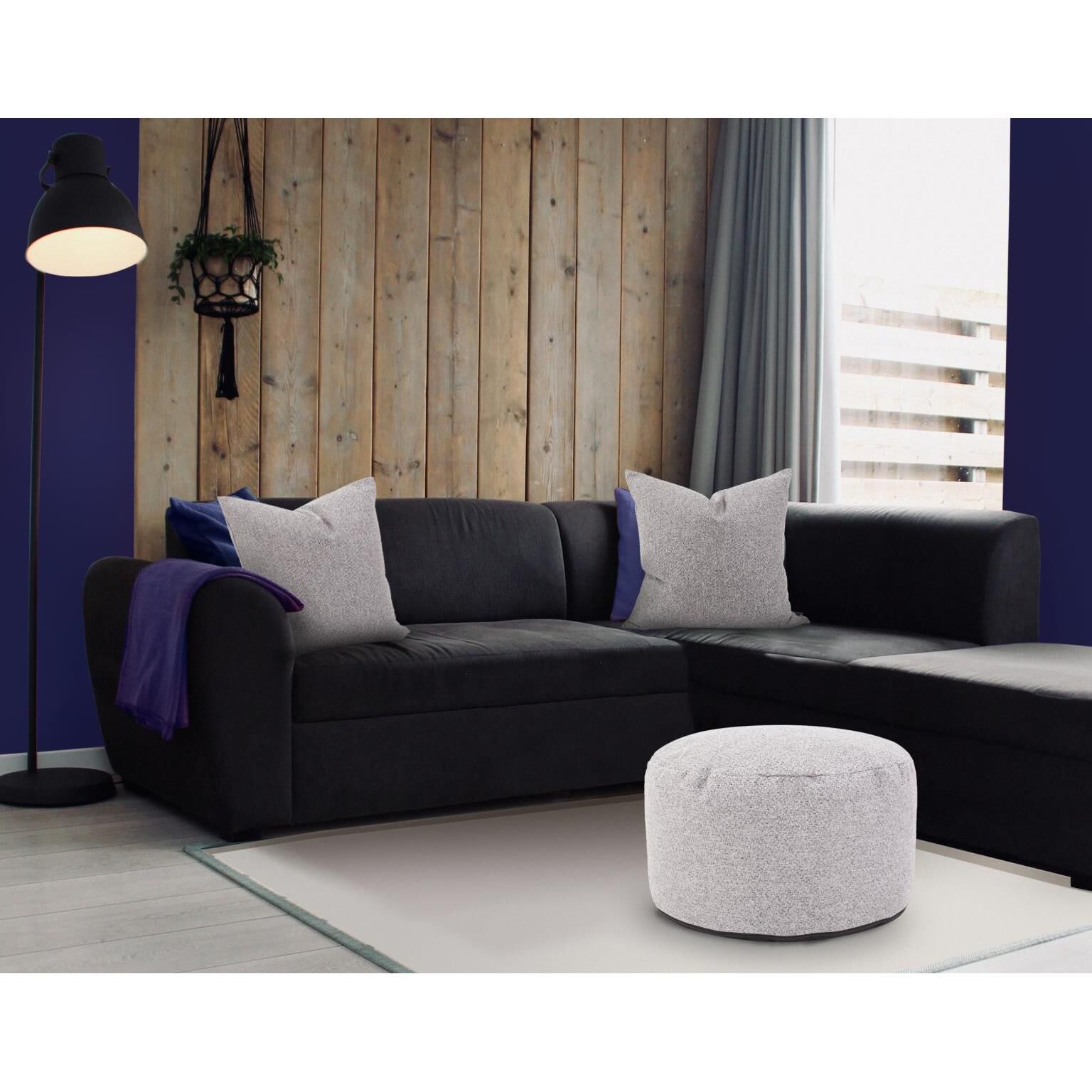 The Panama Pouf  Ottoman by Howard Elliott Collection
