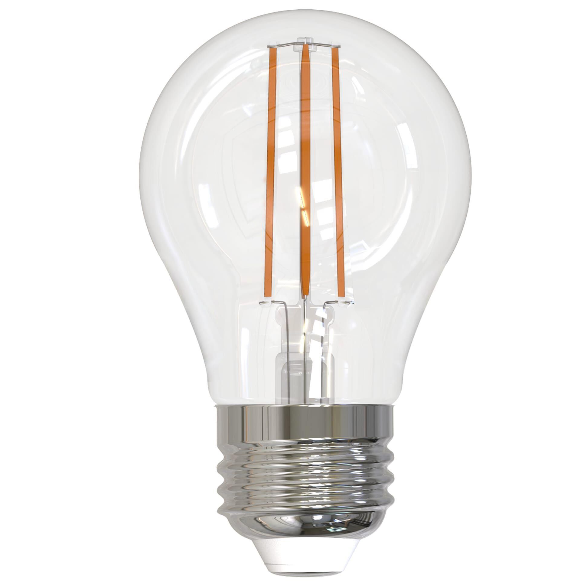 Clear A15 Base E26 2700K LED Light Bulb,