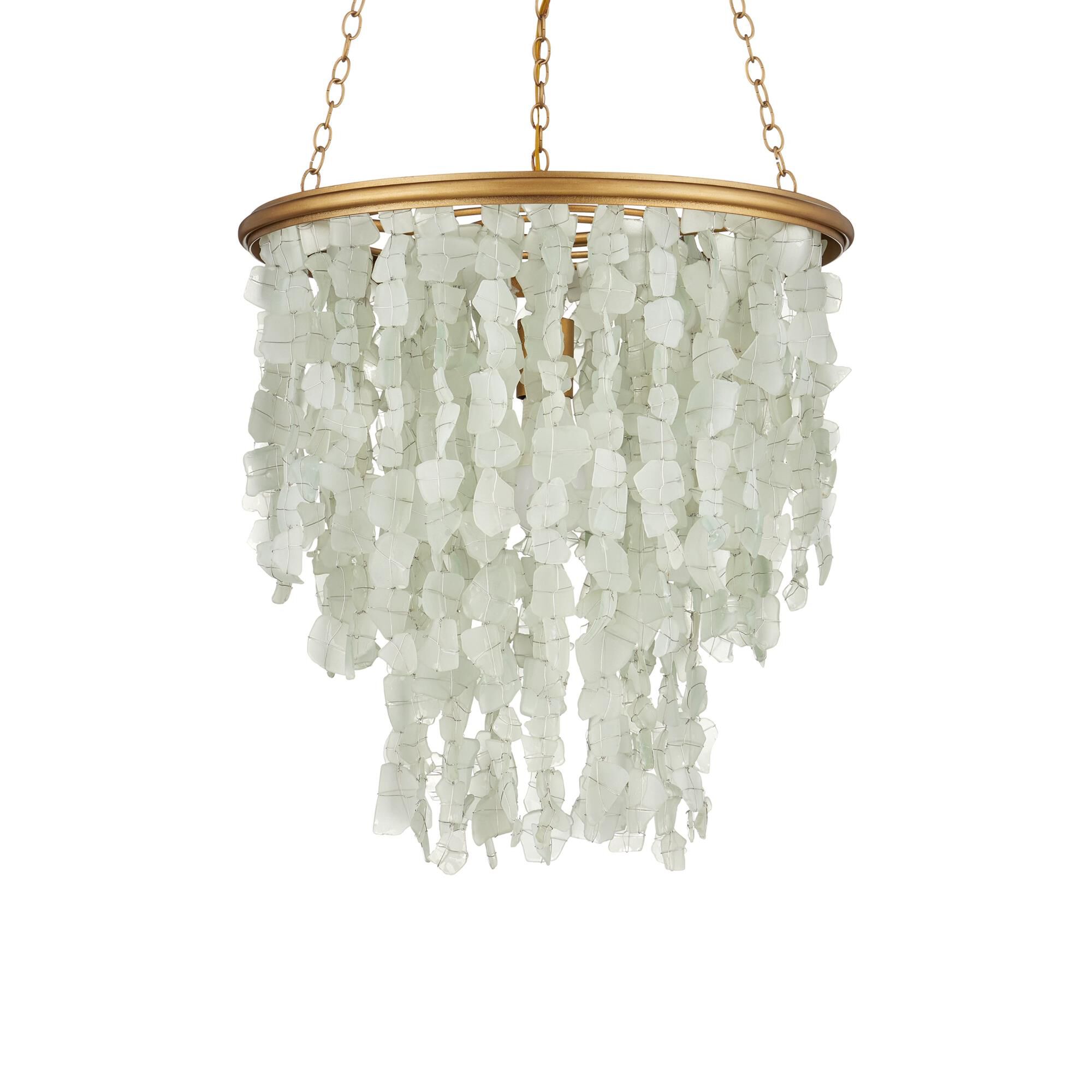 Shown in Seaglass and Contemporary Gold finish