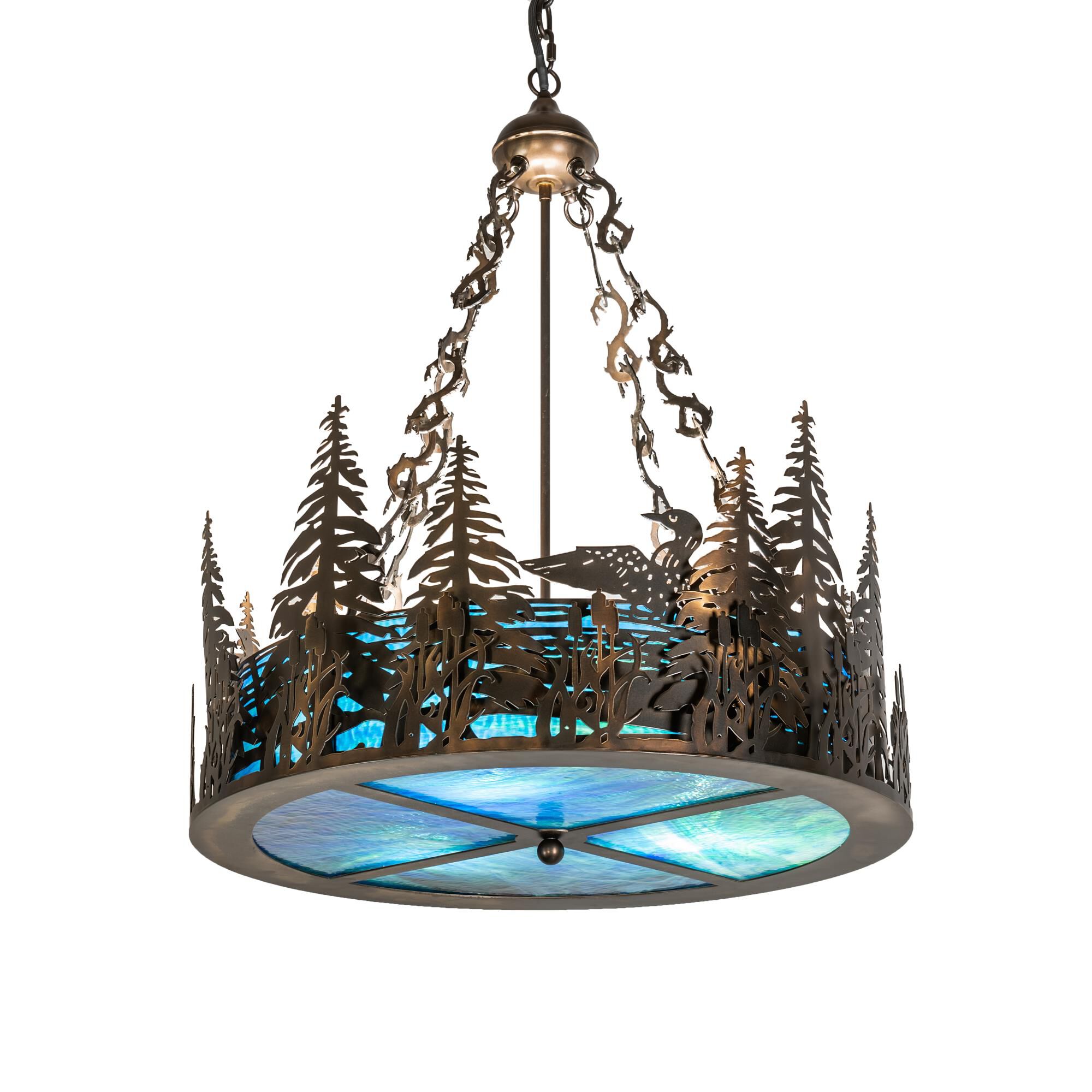 Loon 26 Inch Large Pendant by Meyda Lighting