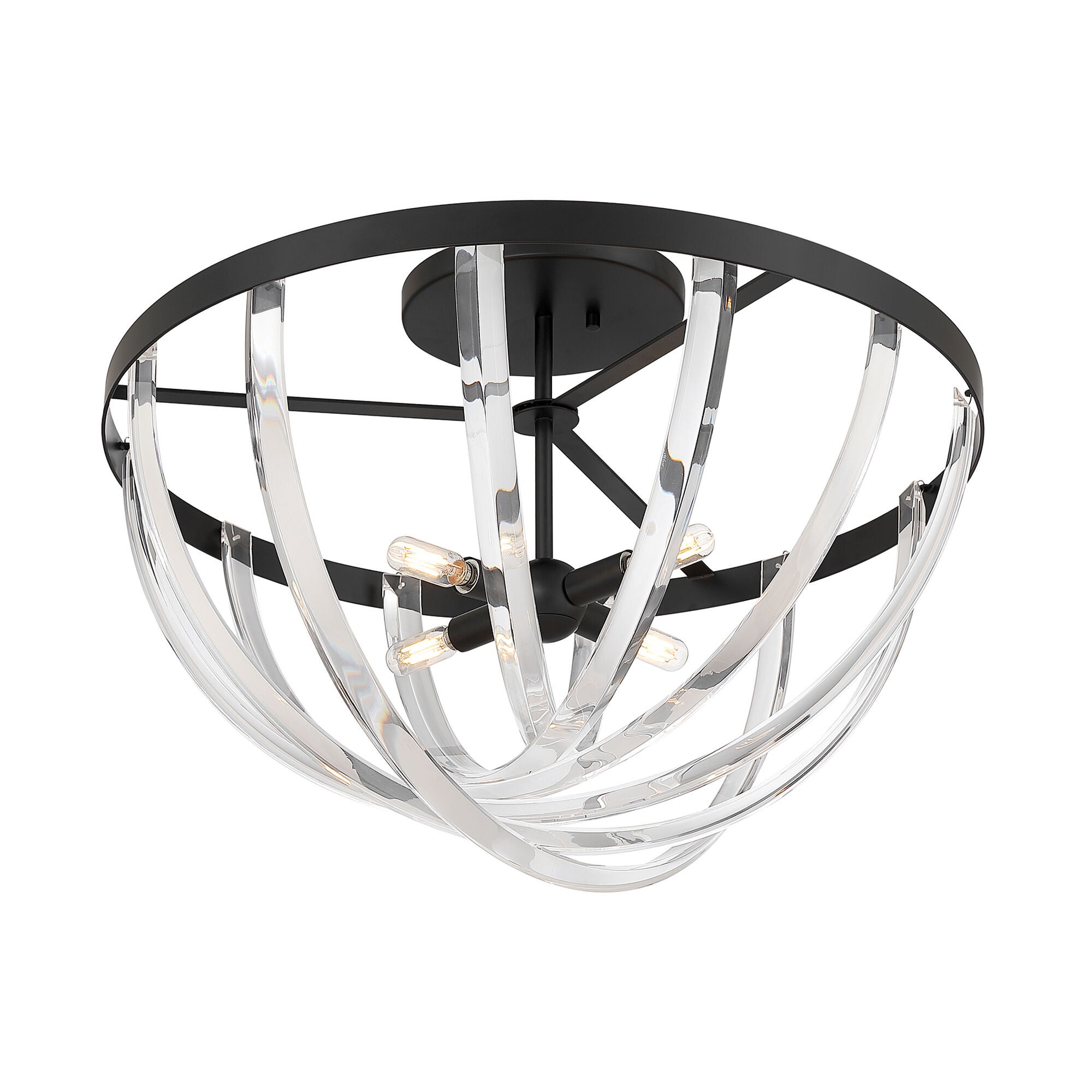 Jennings 24 Inch Semi Flush Mount,