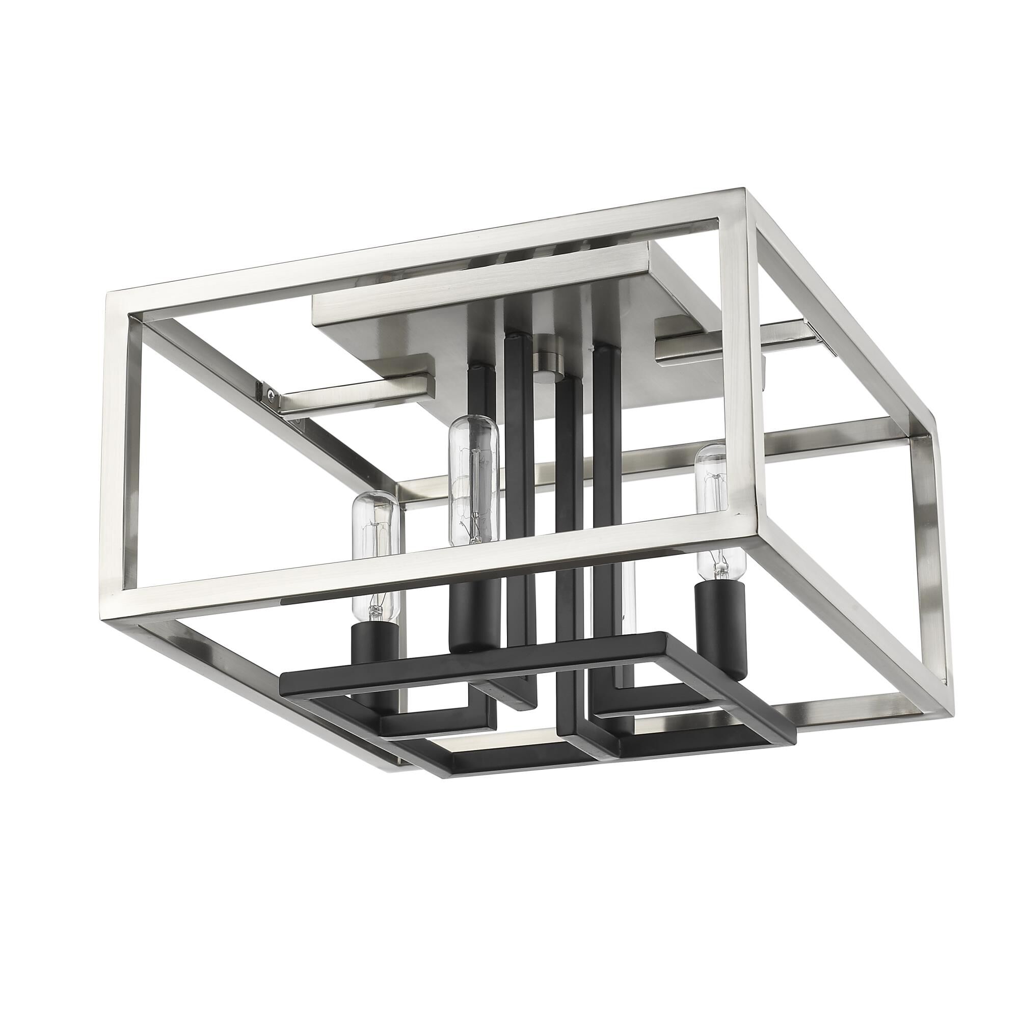Quadra 13 Inch 4 Light Flush Mount by Z-Lite