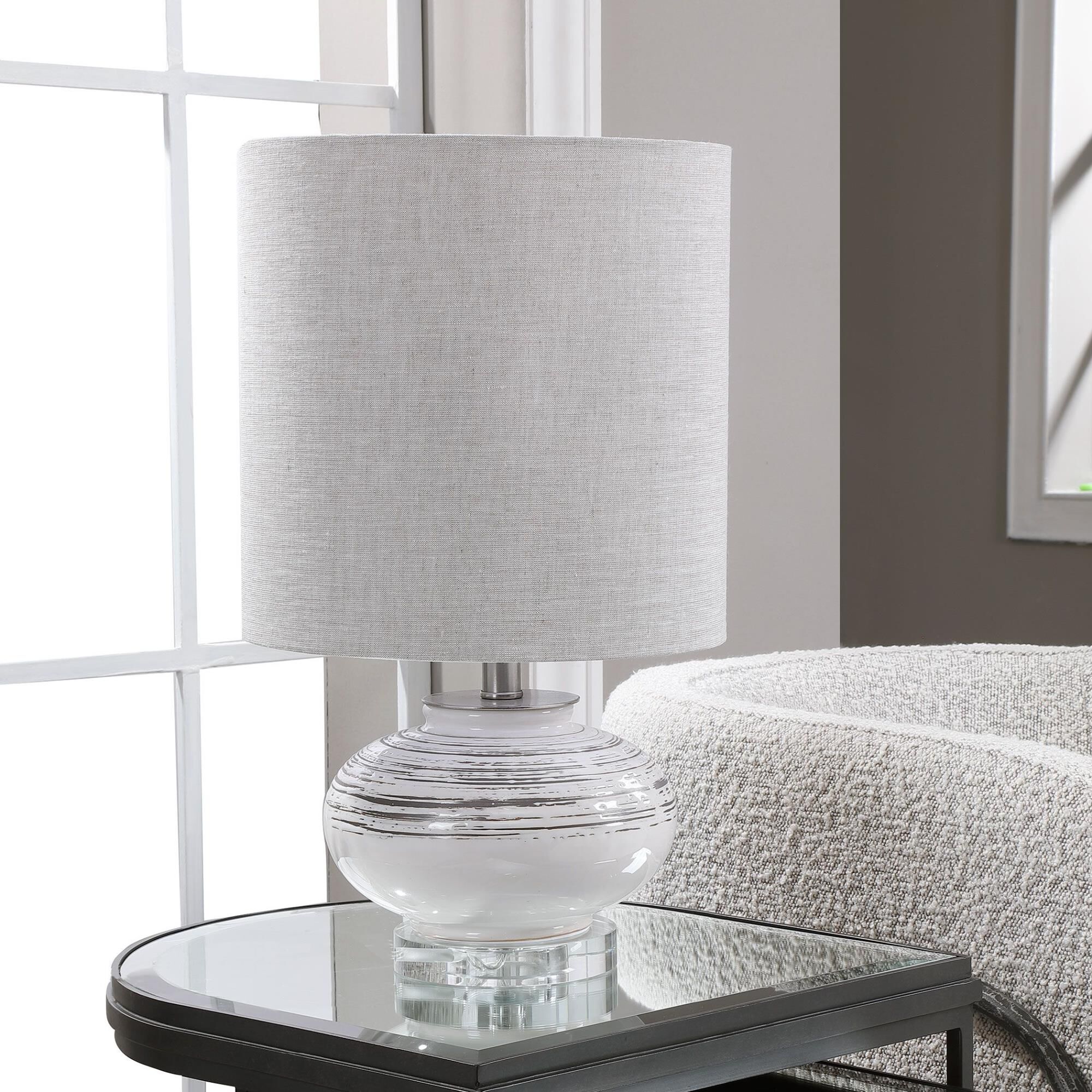 Lenta Off-White Accent Lamp by Uttermost