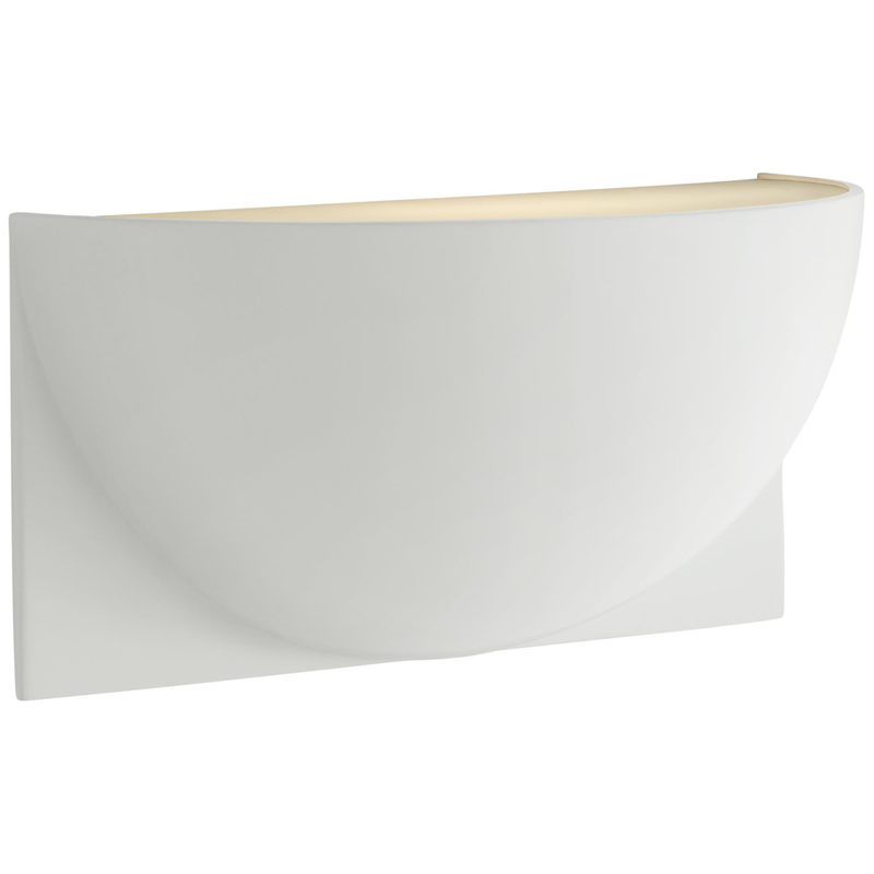 Visual Comfort Signature Collection Peter Bristol Quarter Sphere 10 Inch LED Wall Sconce