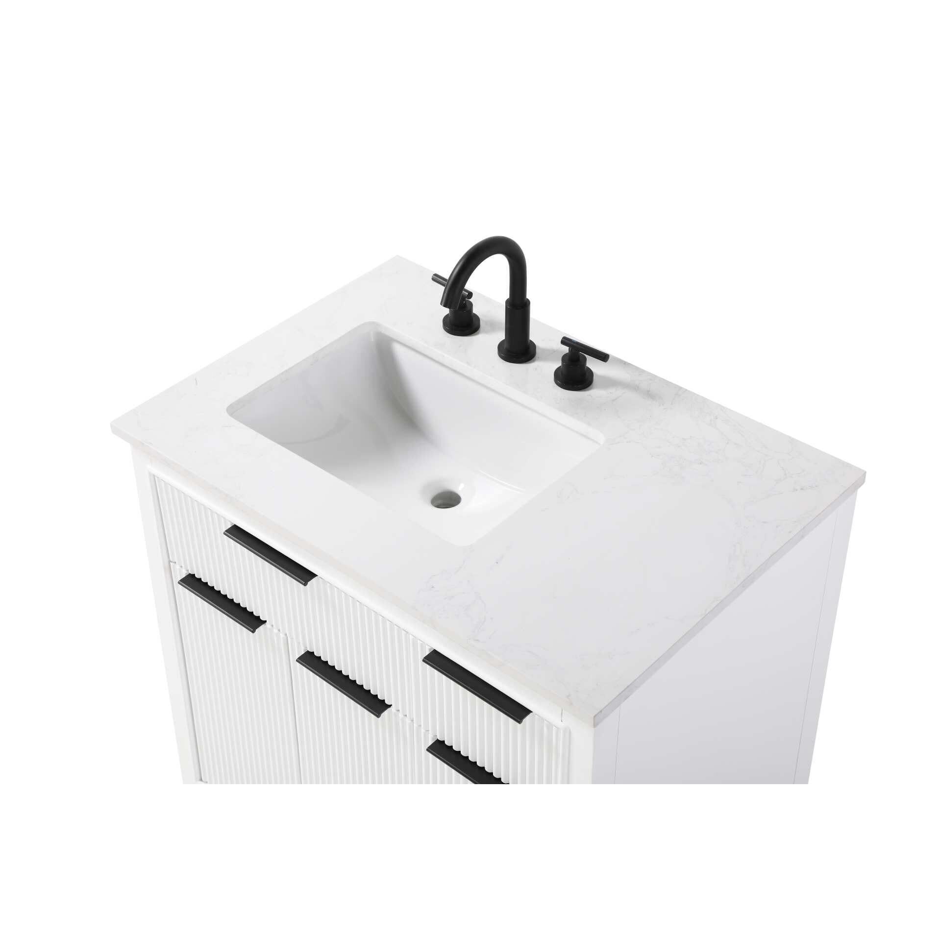 Shown in White finish