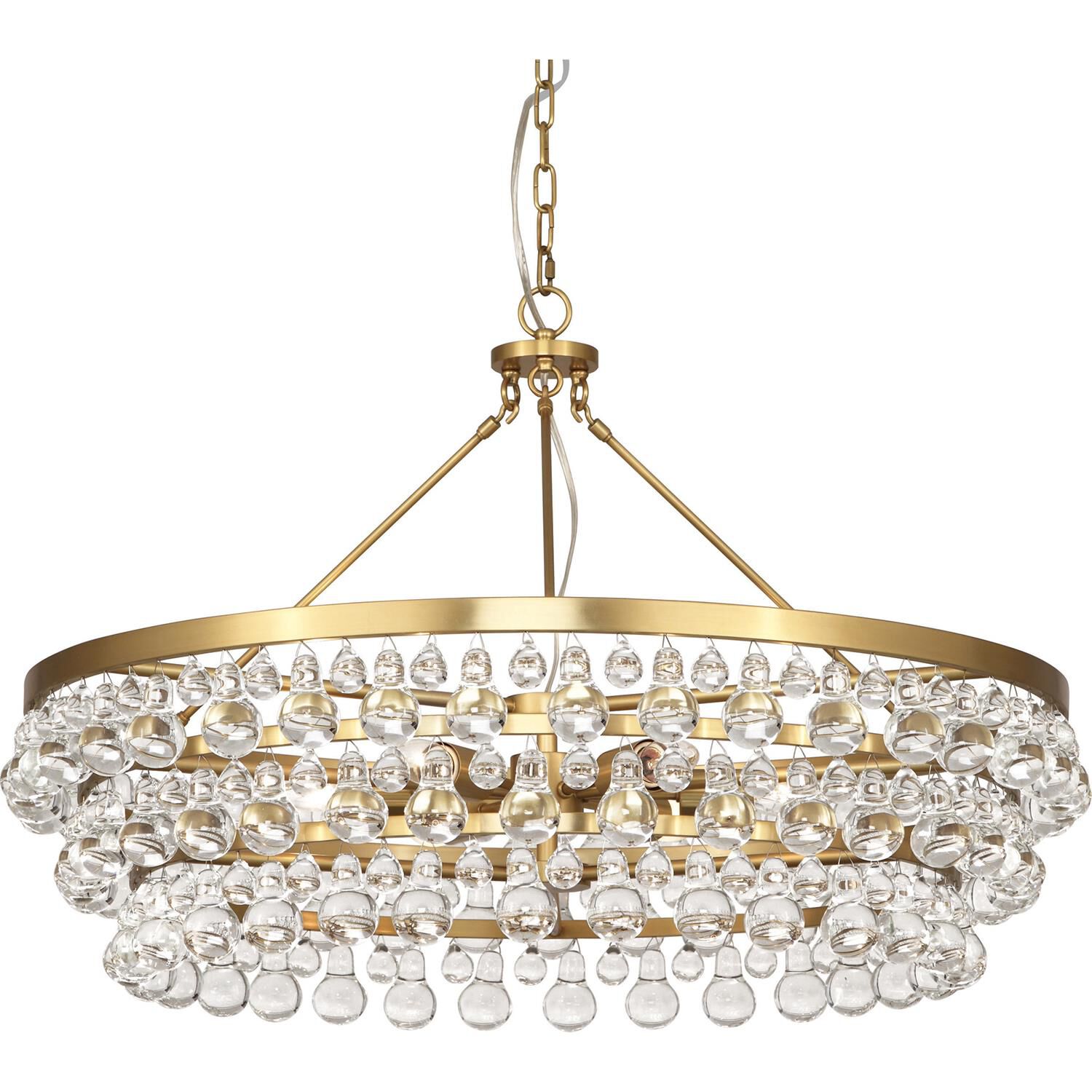 Bling 35 Inch 6 Light Chandelier by Robert Abbey