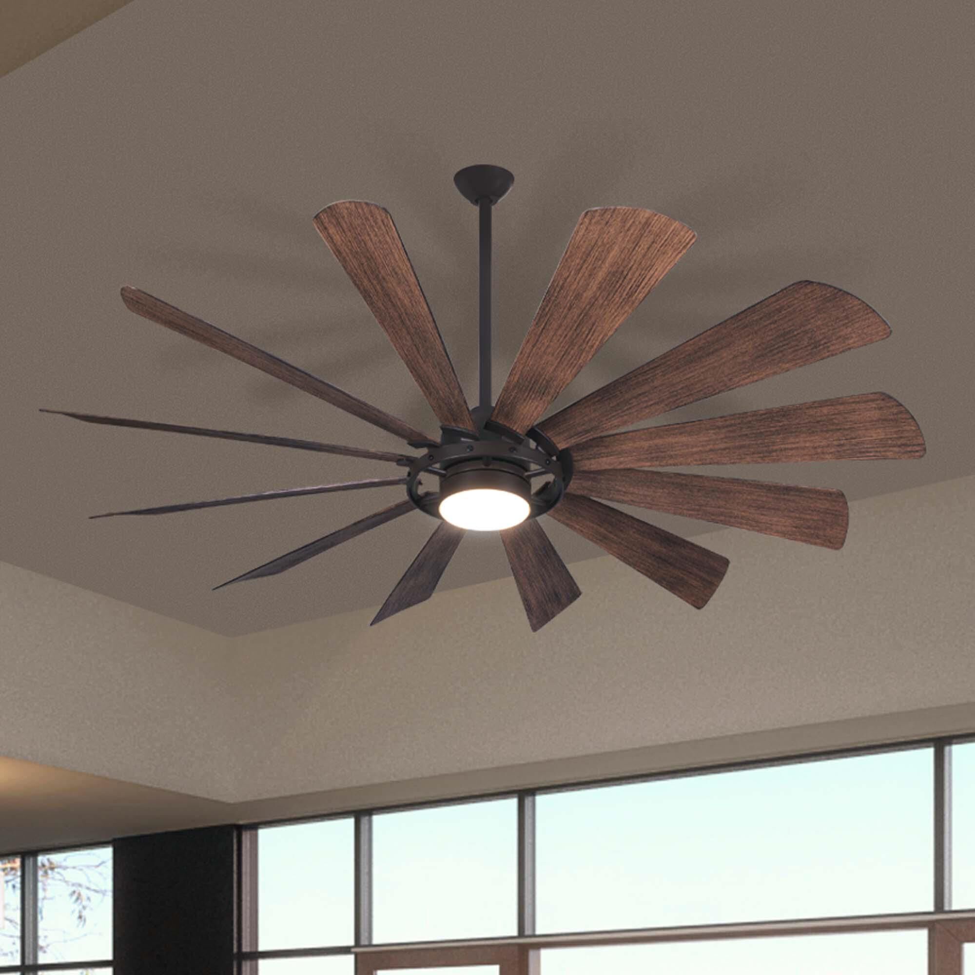 Windmolen 65 Inch Ceiling Fan with Light Kit,