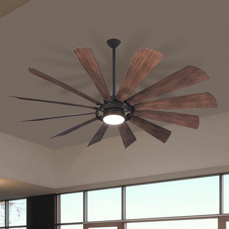 Windmolen 65 Inch Ceiling Fan with Light Kit by Minka Aire