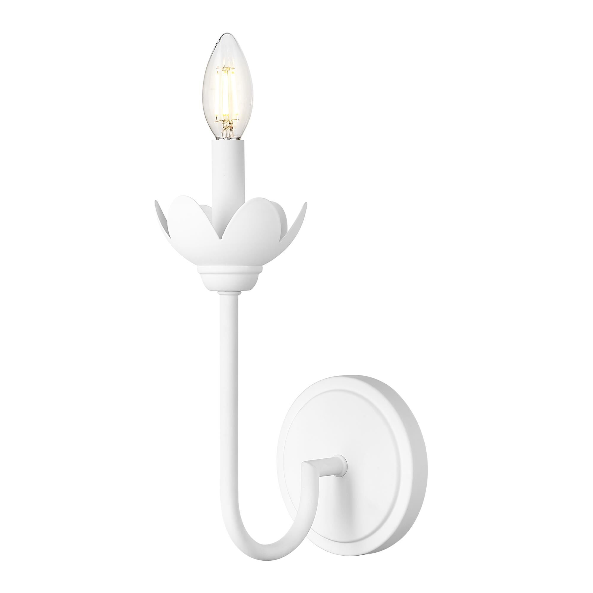 Shown in Textured White finish and Clear Ribbed glass and Clear Ribbed shade