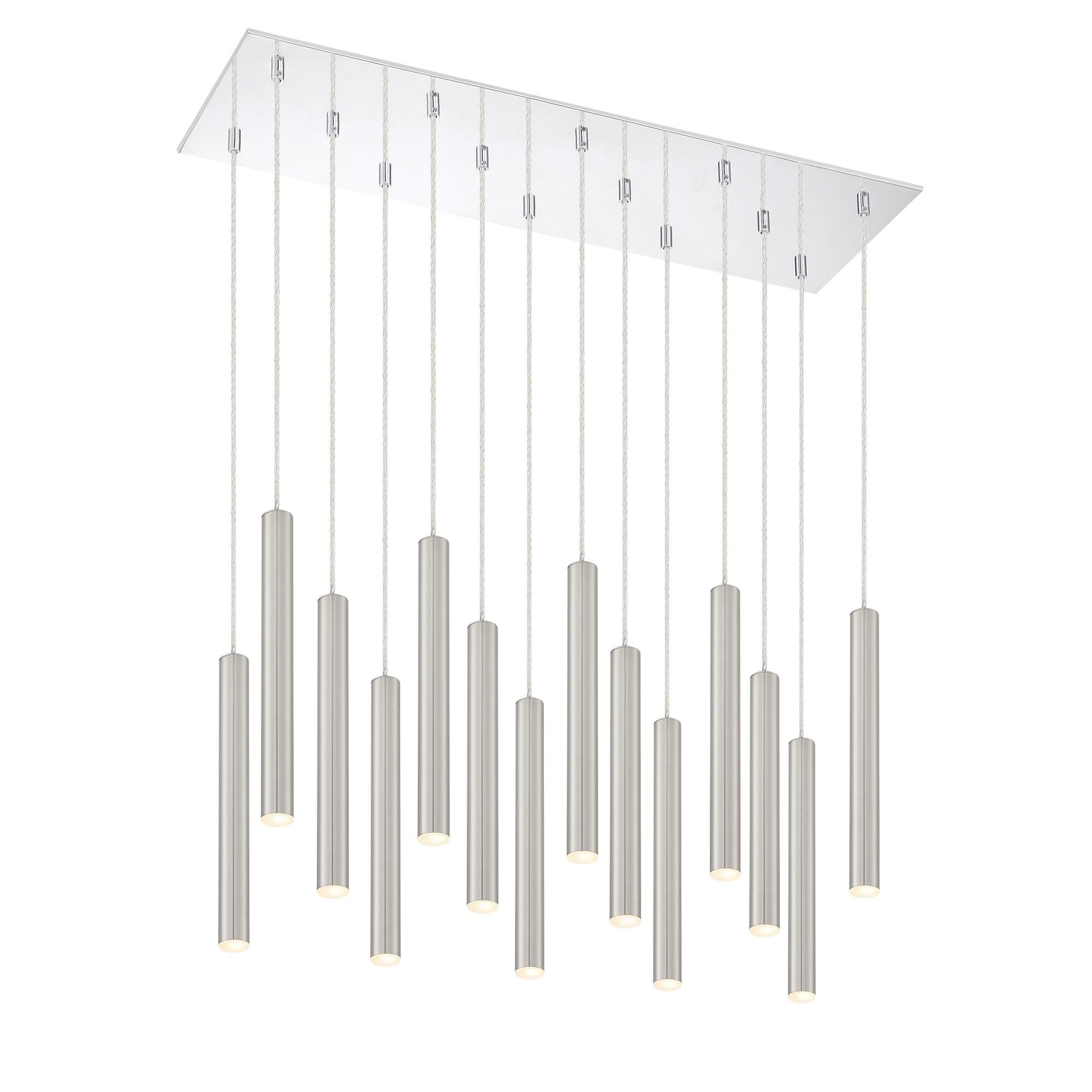 Forest 32 Inch 14 Light LED Linear Suspension Light by Z-Lite