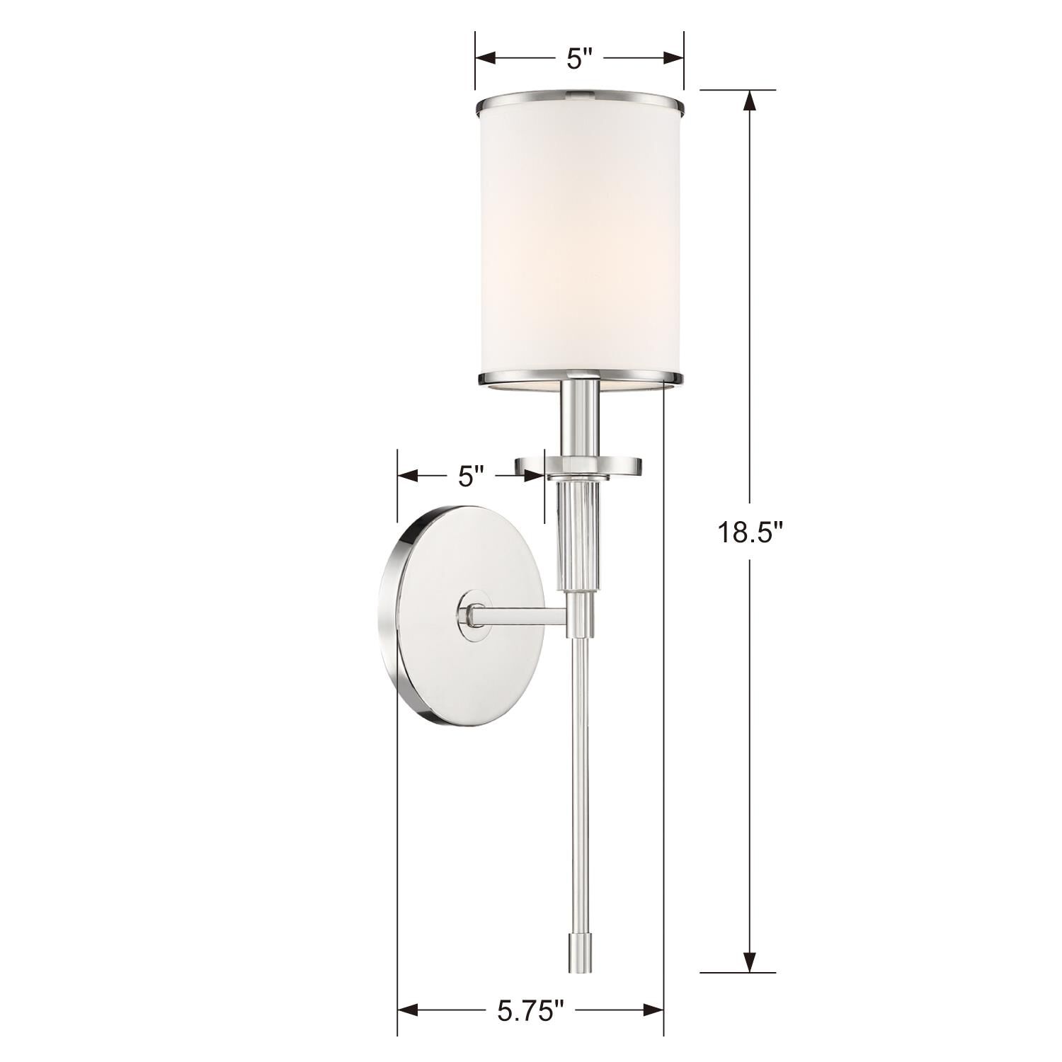 Crystorama Hatfield 18 Inch Wall Sconce