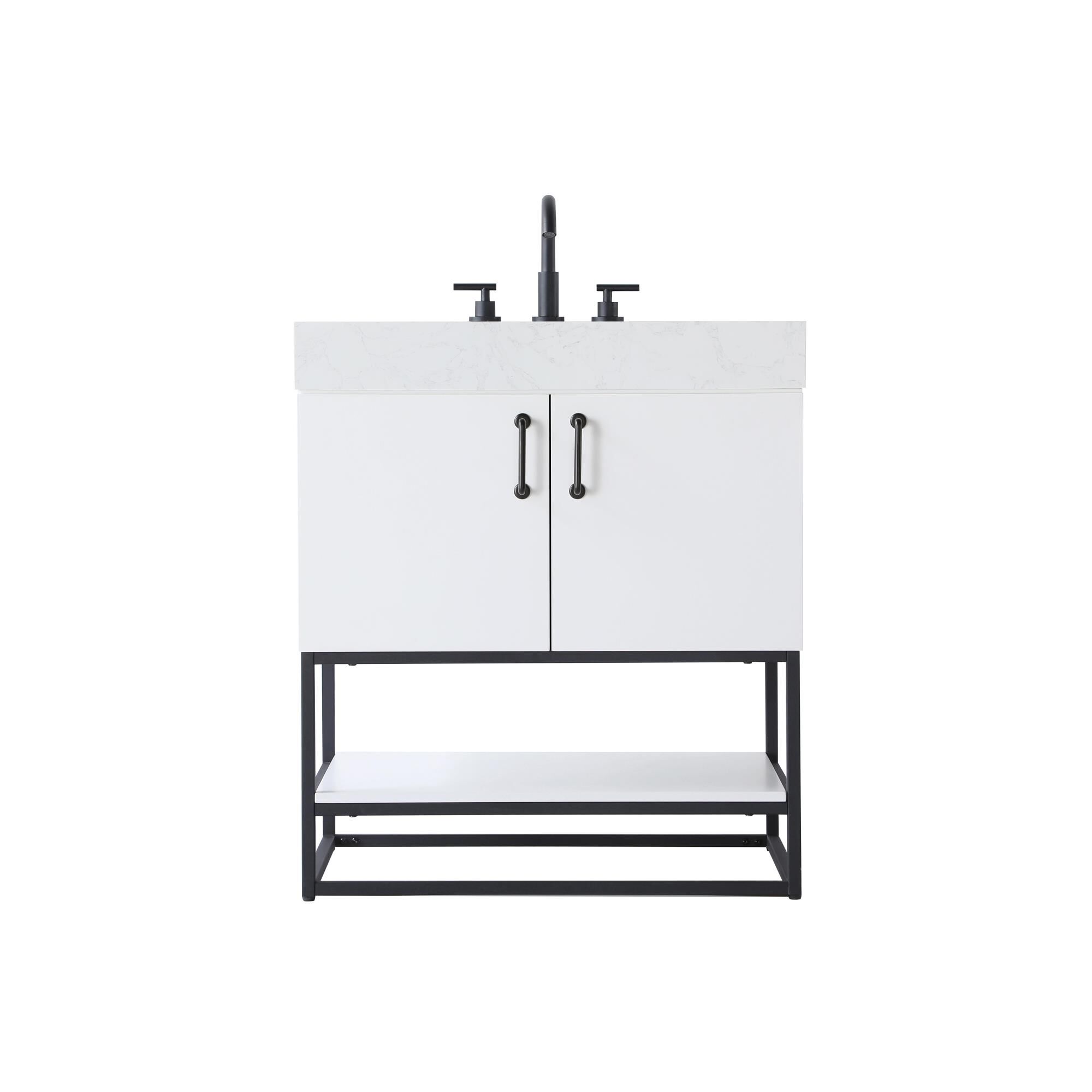 Shown in White finish