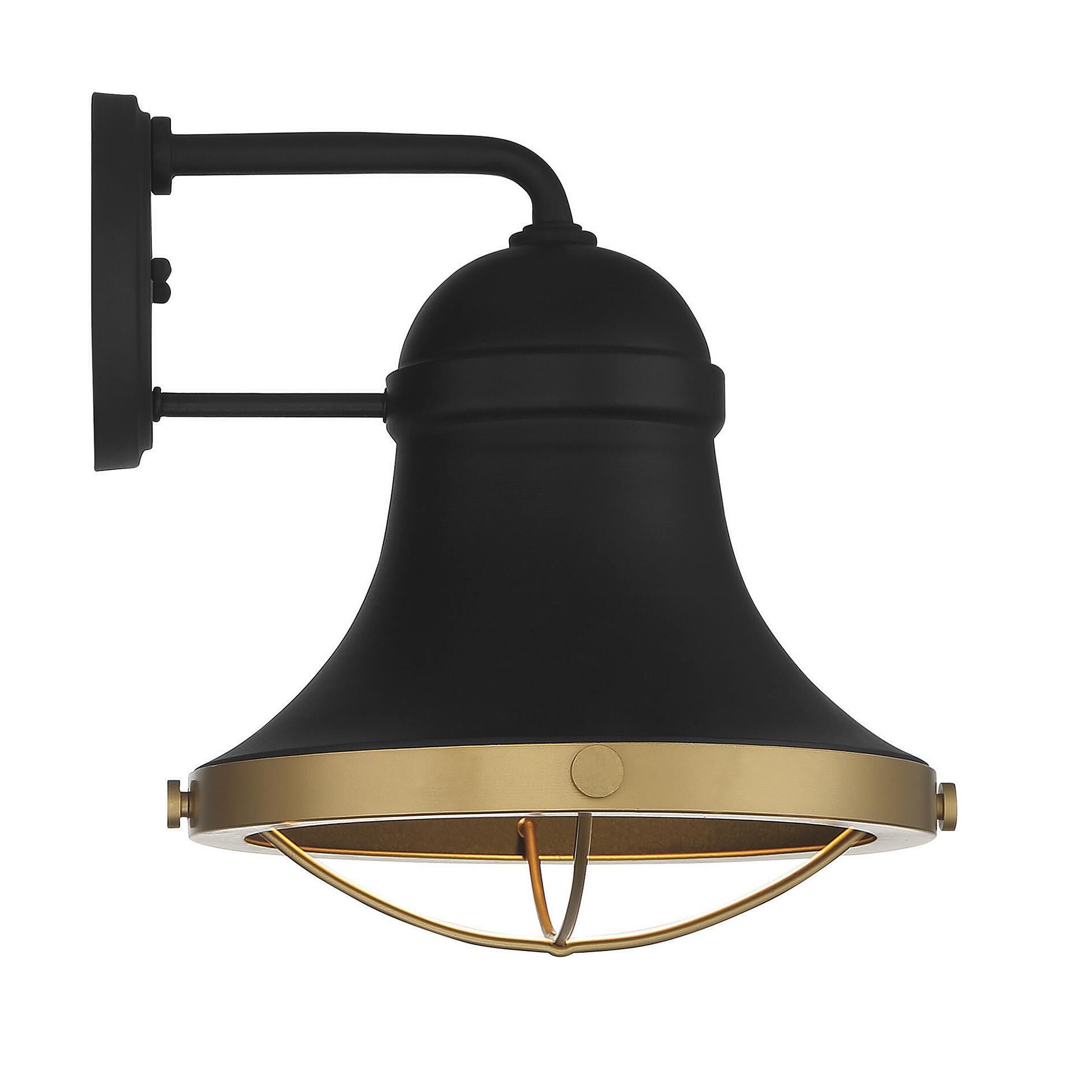 Shown in Textured Black WithWarm Brass Accents finish