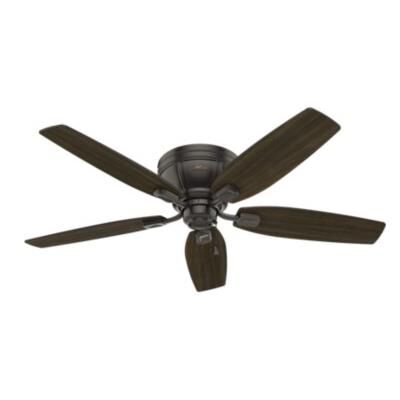 Kenbridge 52 Inch Flush Mount Fan with Light Kit by Hunter Fan