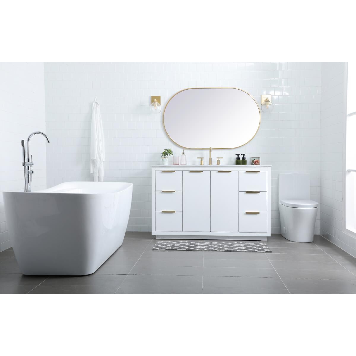 Blake 54 Inch Bath Vanity by Elegant Decor