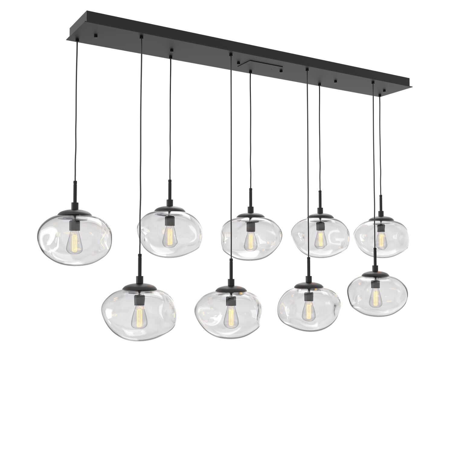 Levi Wilson Nebula 70 Inch 9 Light Linear Suspension Light by Hammerton Studio