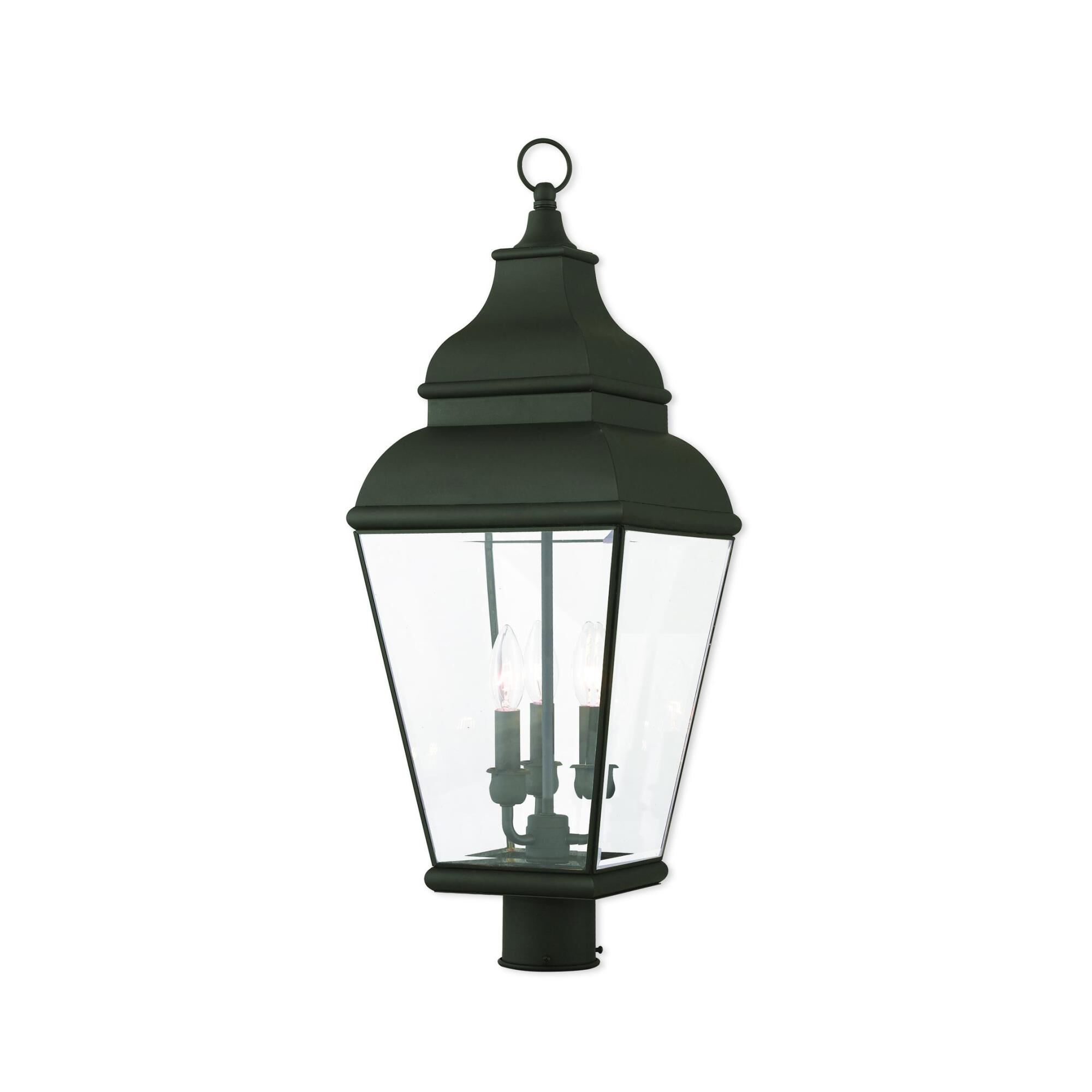 Exeter 29 Inch Tall 3 Light Outdoor Post Lamp by Livex Lighting