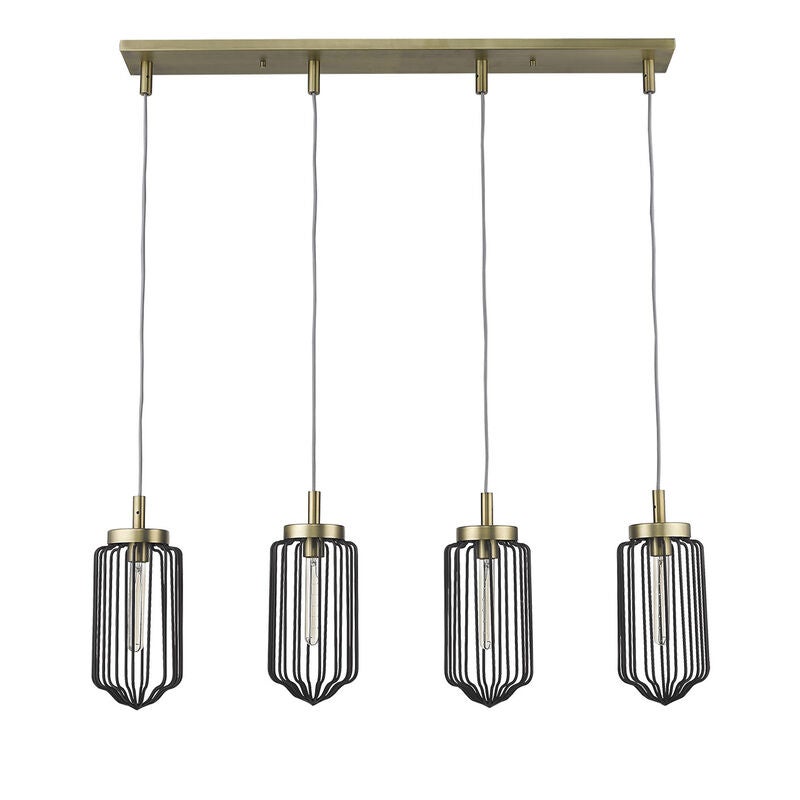 Reece 42 Inch 4 Light Linear Suspension Light by Acclaim Lighting