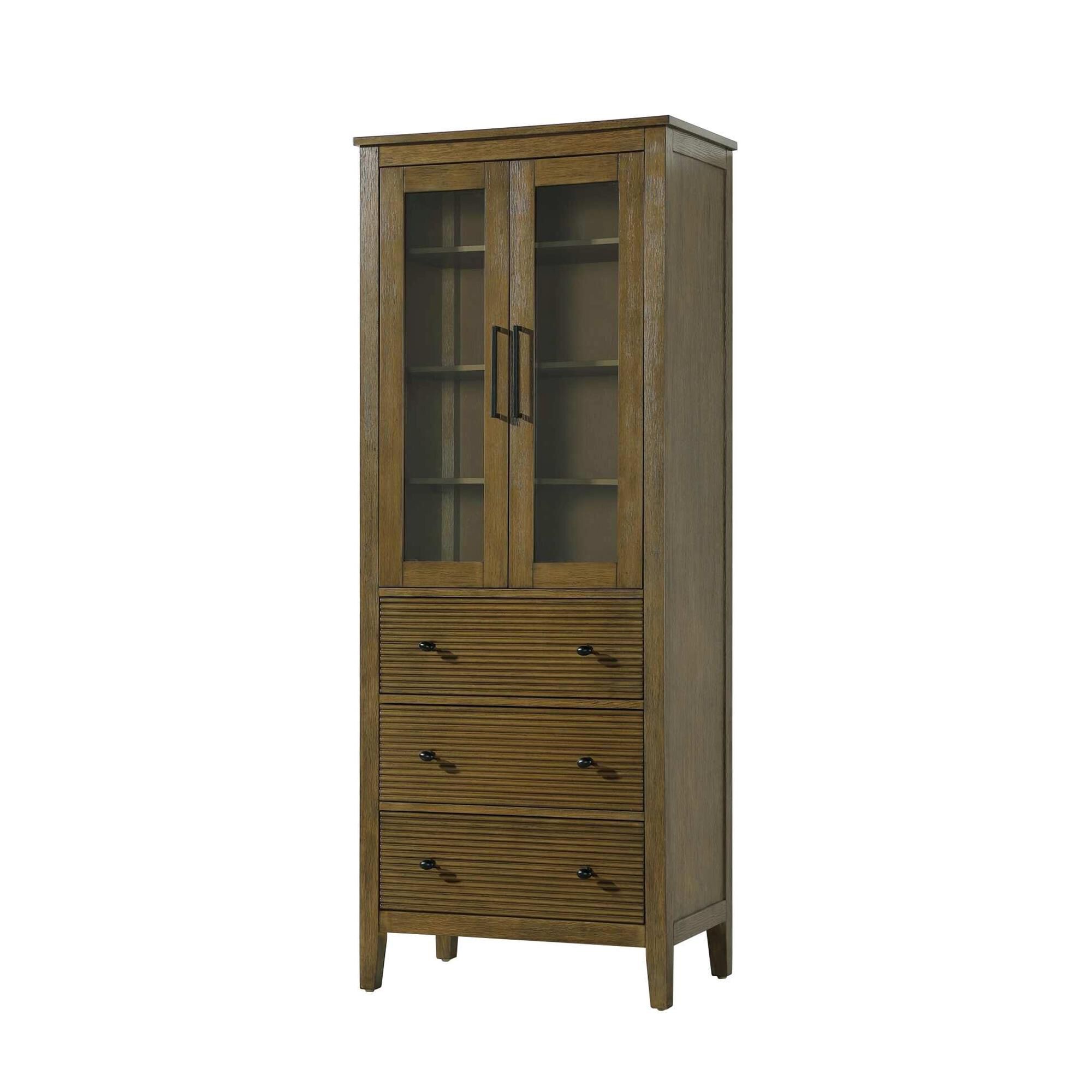 Shown in Hazel Oak finish