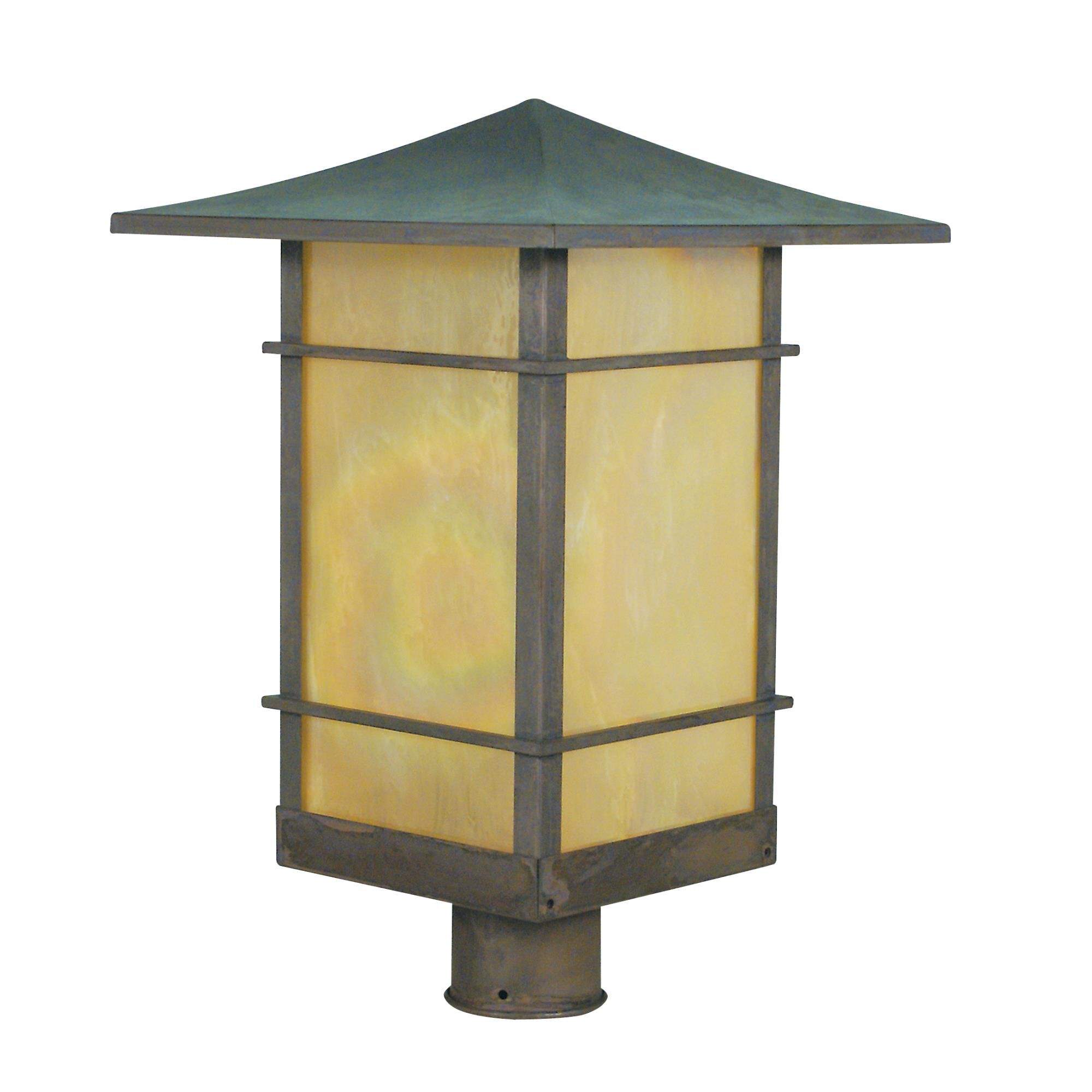 Arroyo Craftsman Katsura 16 Inch Tall Outdoor Post Lamp