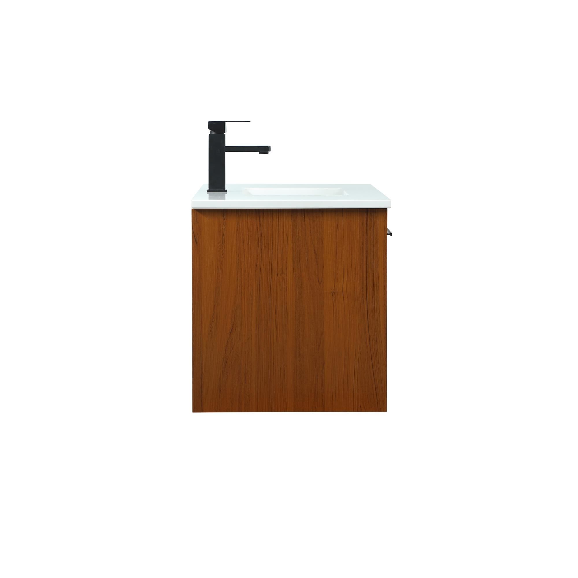 Shown in Teak finish