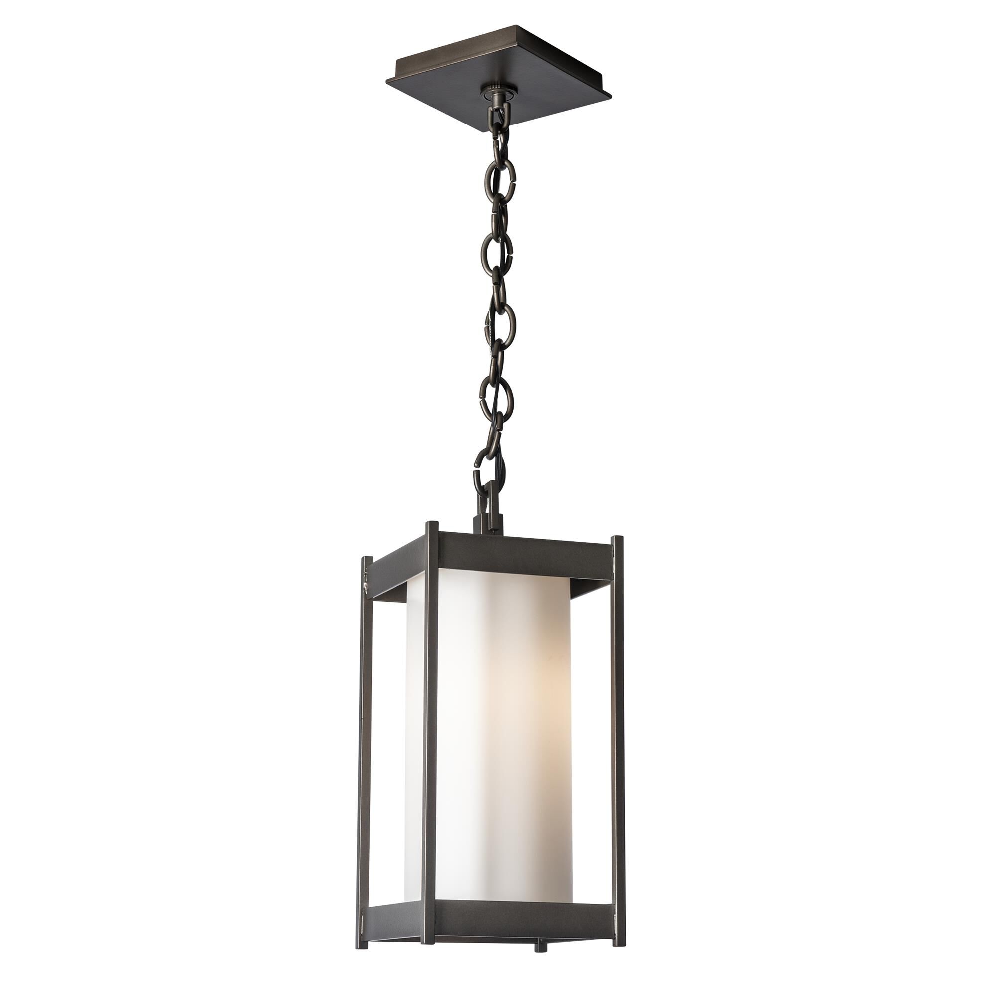 Shown in Coastal Dark Smoke finish and Opal glass