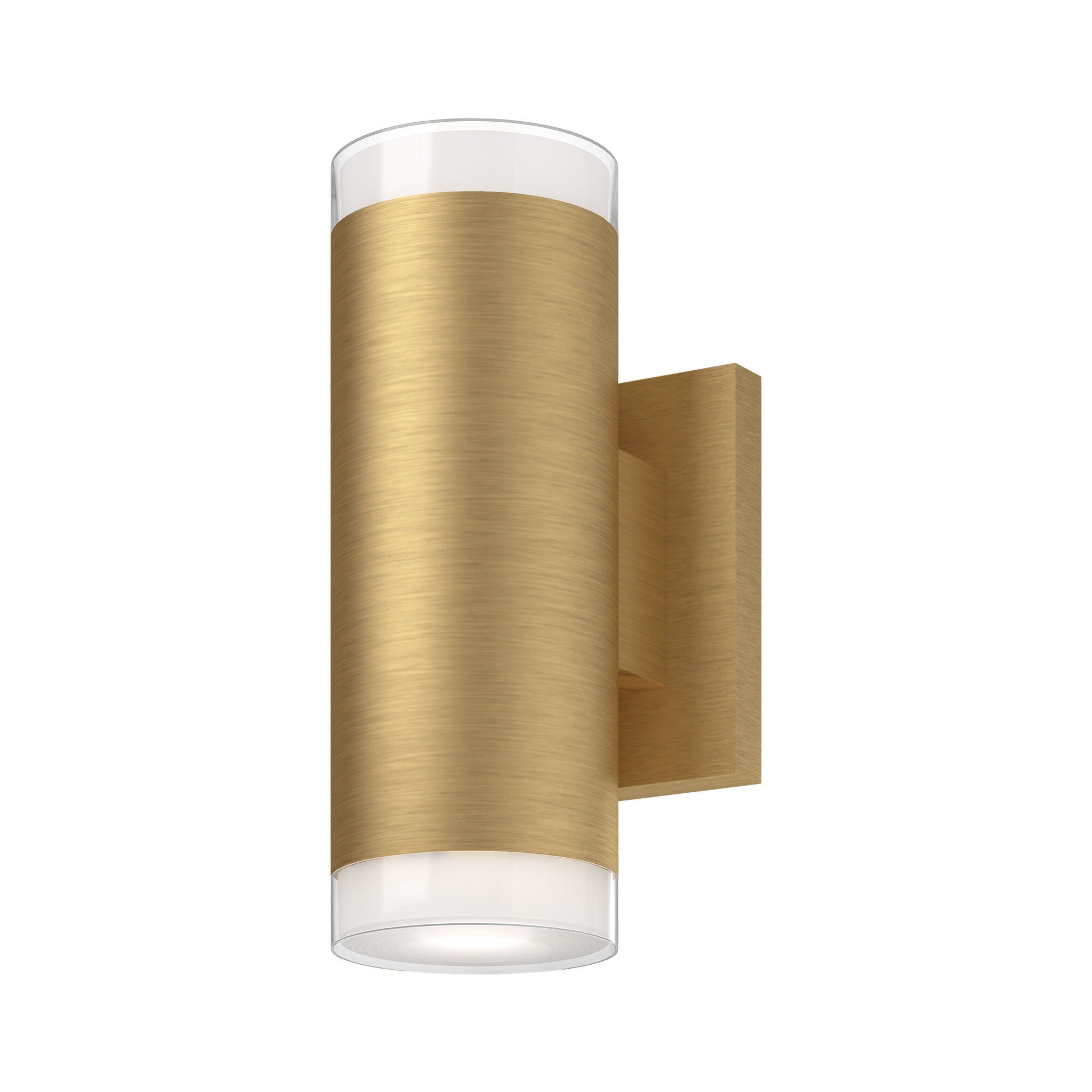 Shown in Black, Brushed Gold, Brushed Nickel and Chrome finish and Clear Acrylic glass