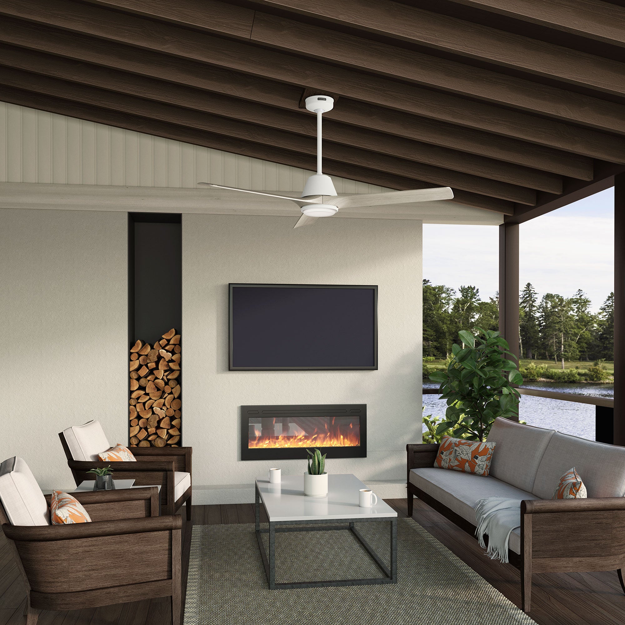 Aeronaut 60 Inch Ceiling Fan with Light Kit,