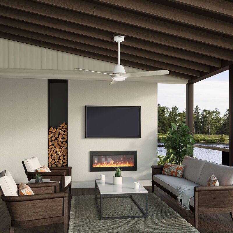 Aeronaut 60 Inch Ceiling Fan with Light Kit by Hunter Fan