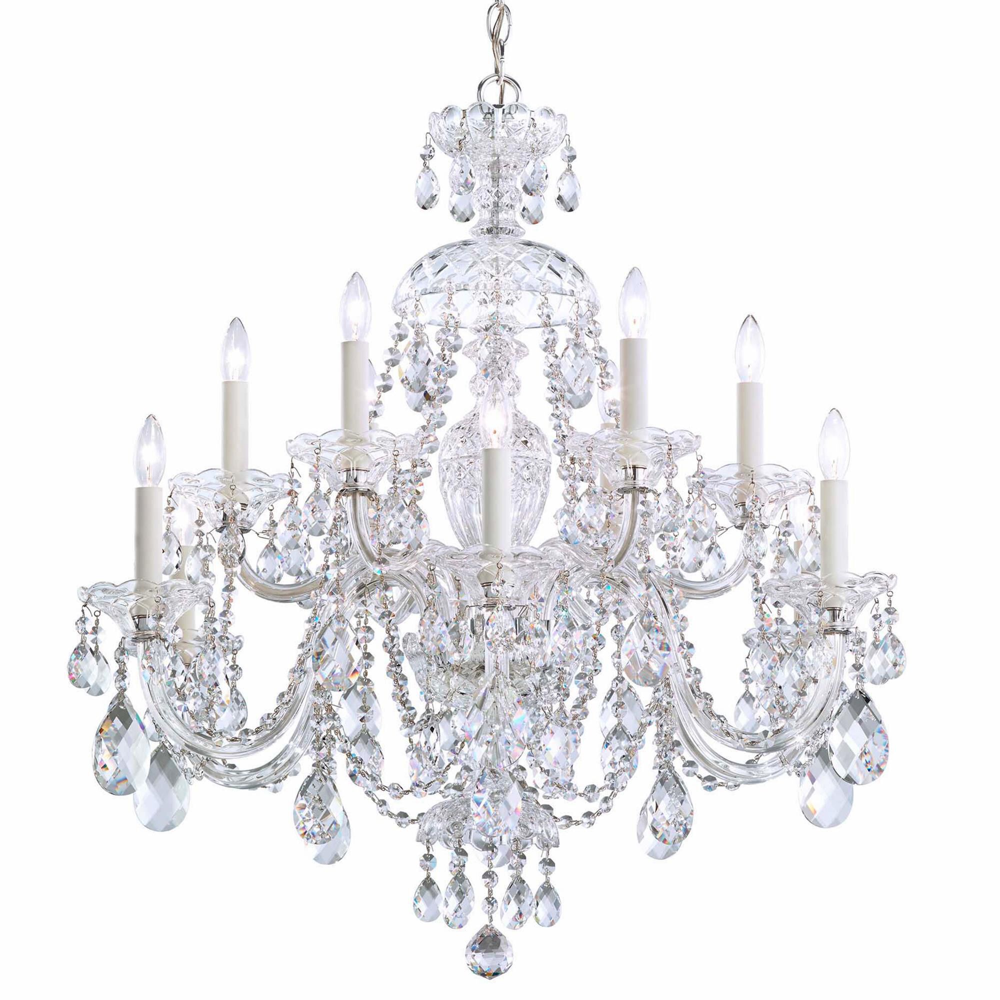Sterling 29 Inch Chandelier by Schonbek
